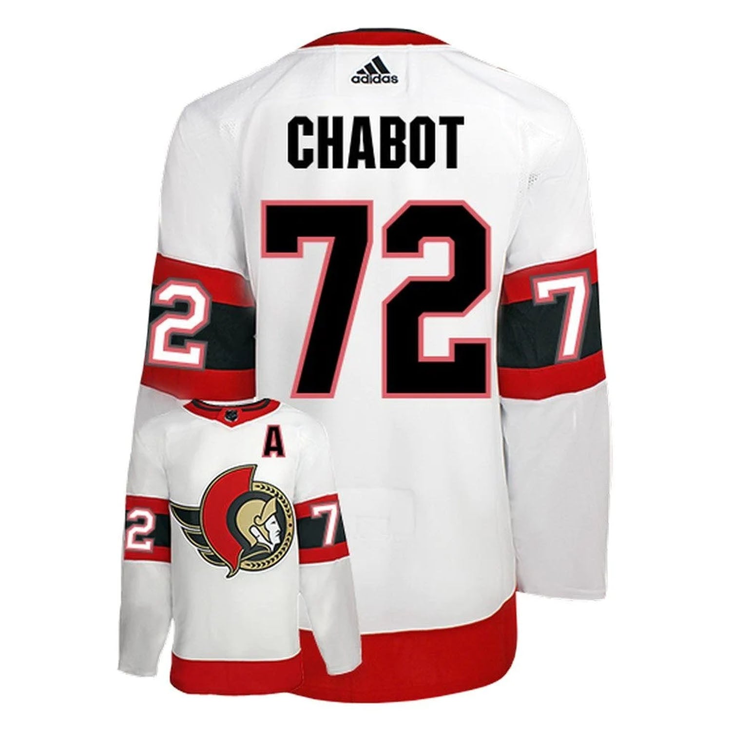 Thomas Chatbot Ottawa Senators 72 Jersey