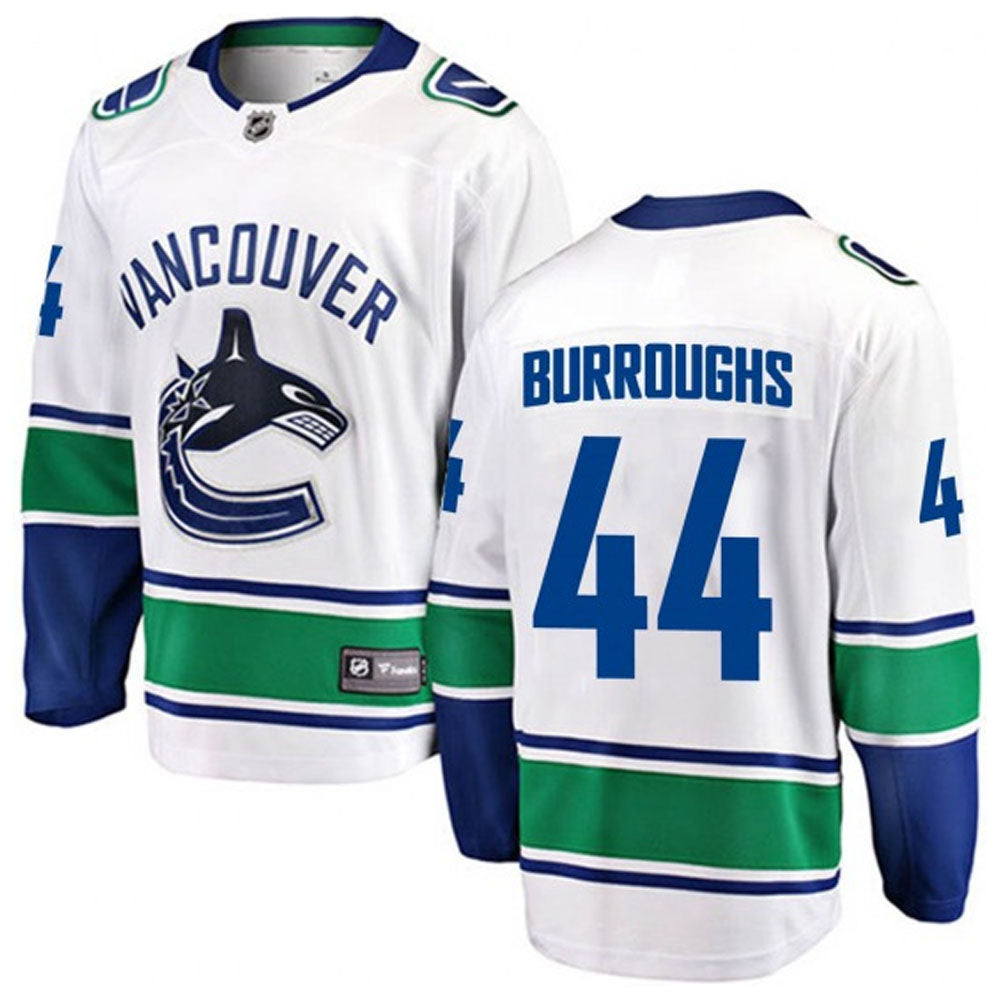 Kyle Burroughs Vancouver Canucks 44 Jersey