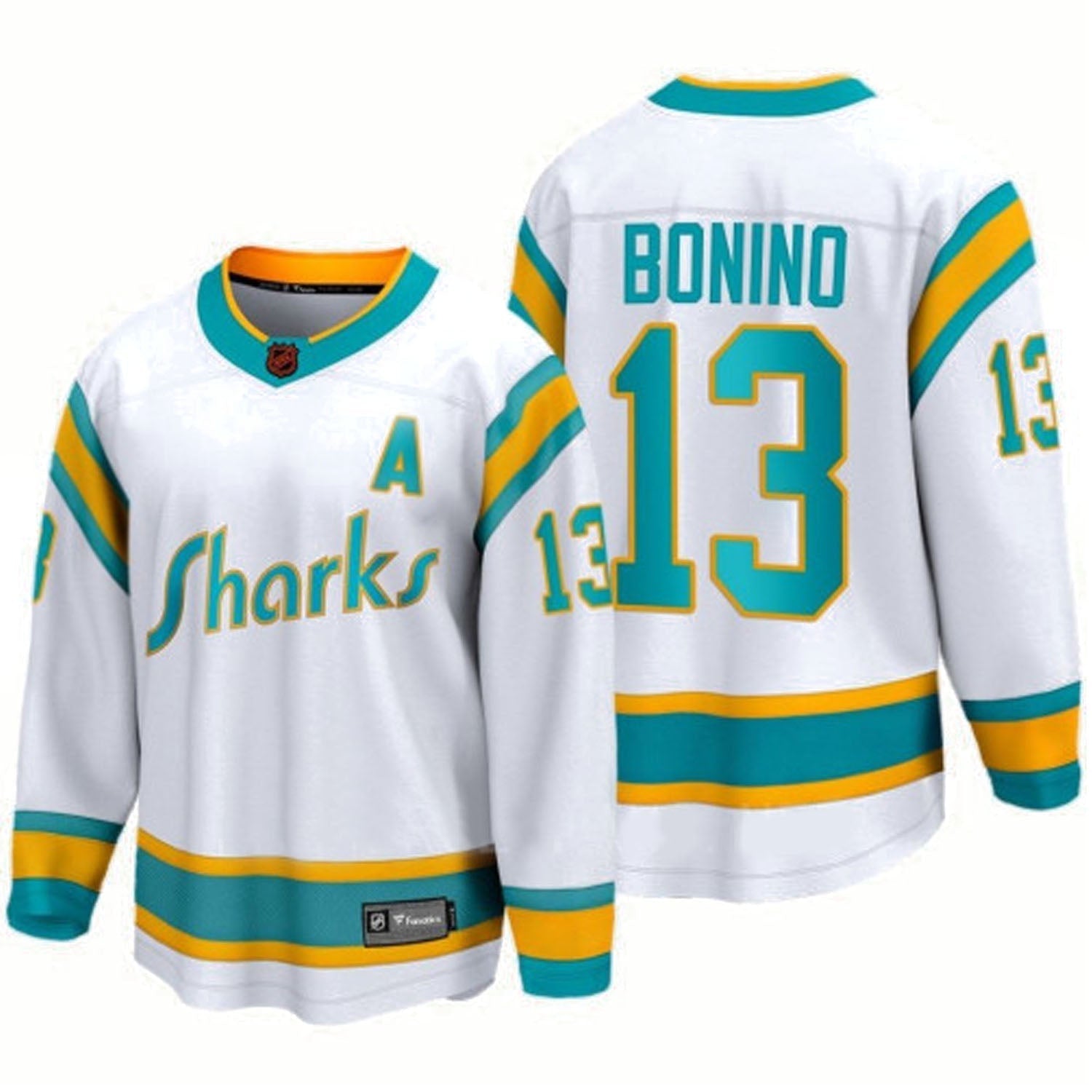 Nick Bonino San Jose Sharks 13 Jersey