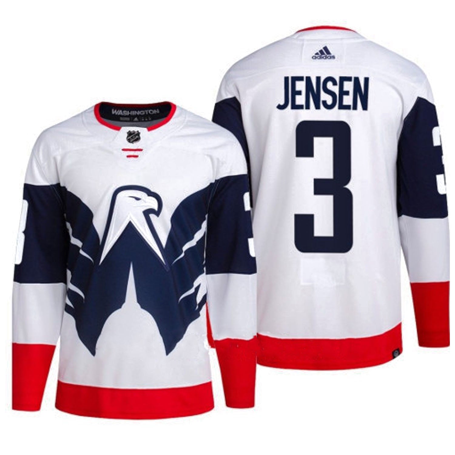 Nick Jensen Washington Capitals 3 Jersey