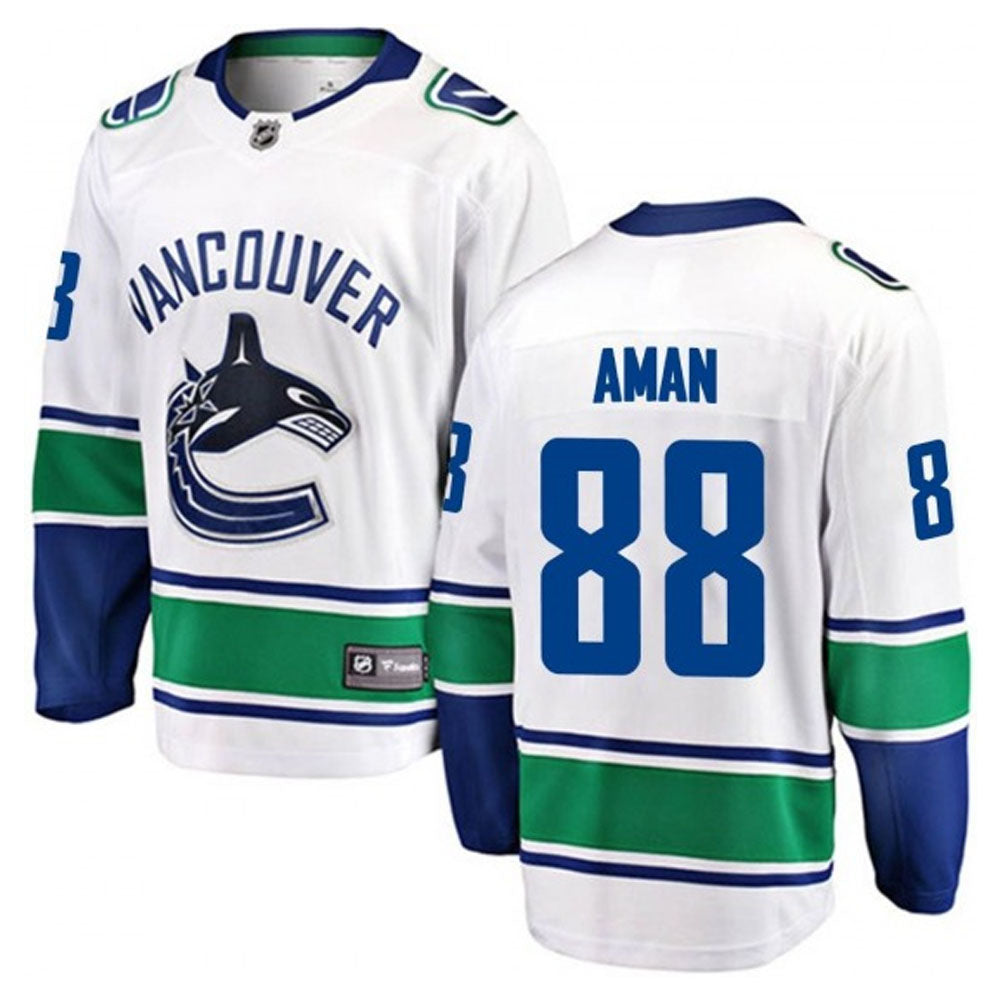 Nils Aman Vancouver Canucks 88 Jersey