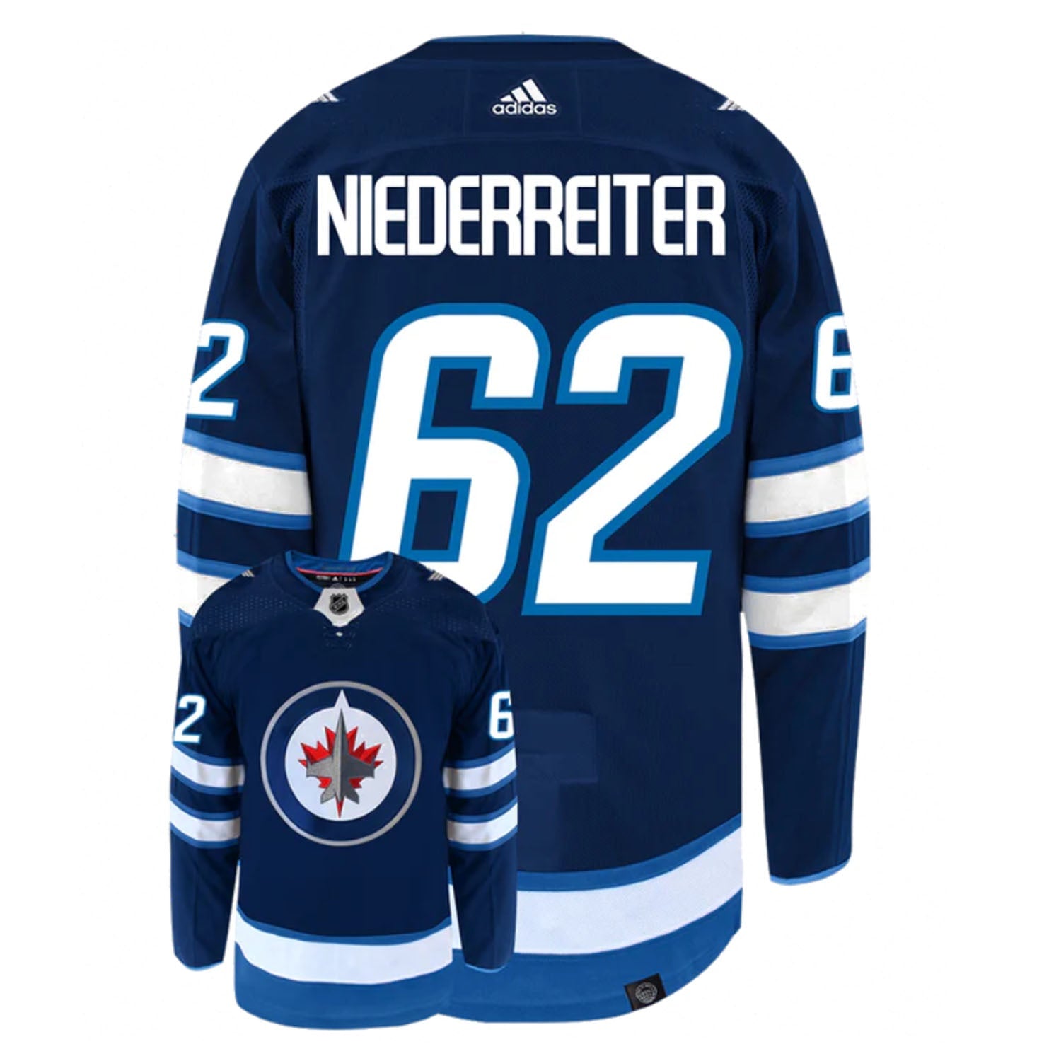 Nino Niederreiter Winnipeg Jets 62 Jersey