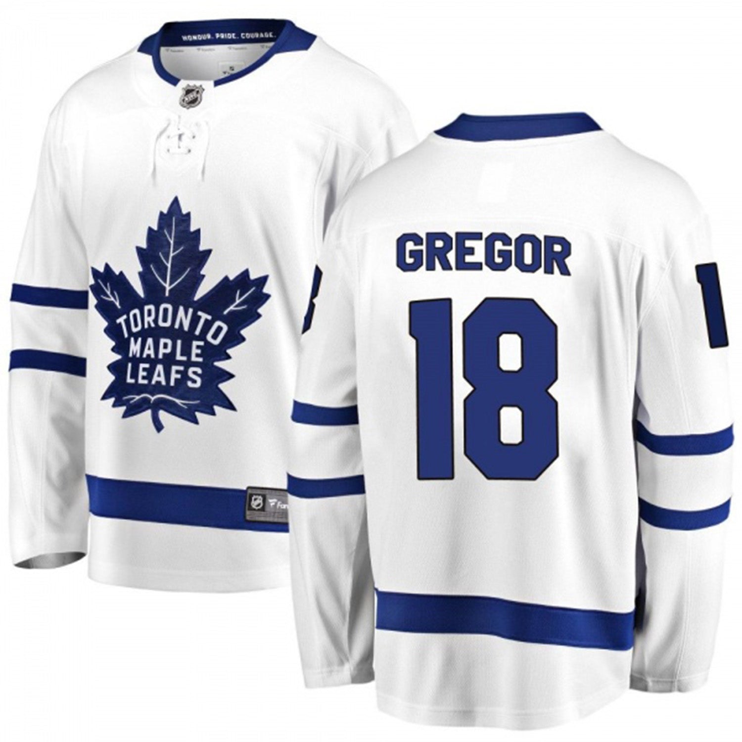 Noah Gregor Toronto Malple Leafs 18 Jersey