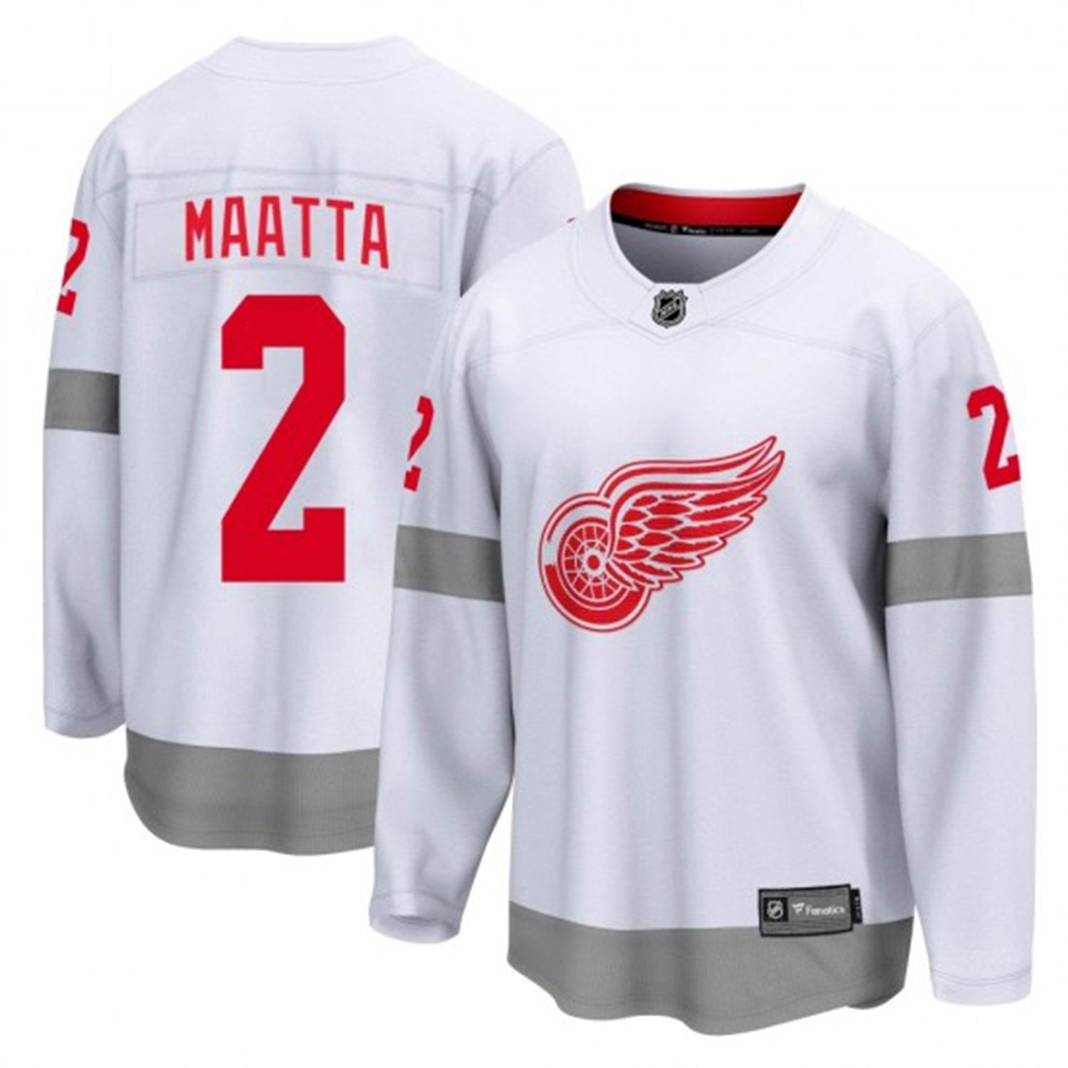 Olli Maata Detroit Red Wings 2 Jersey