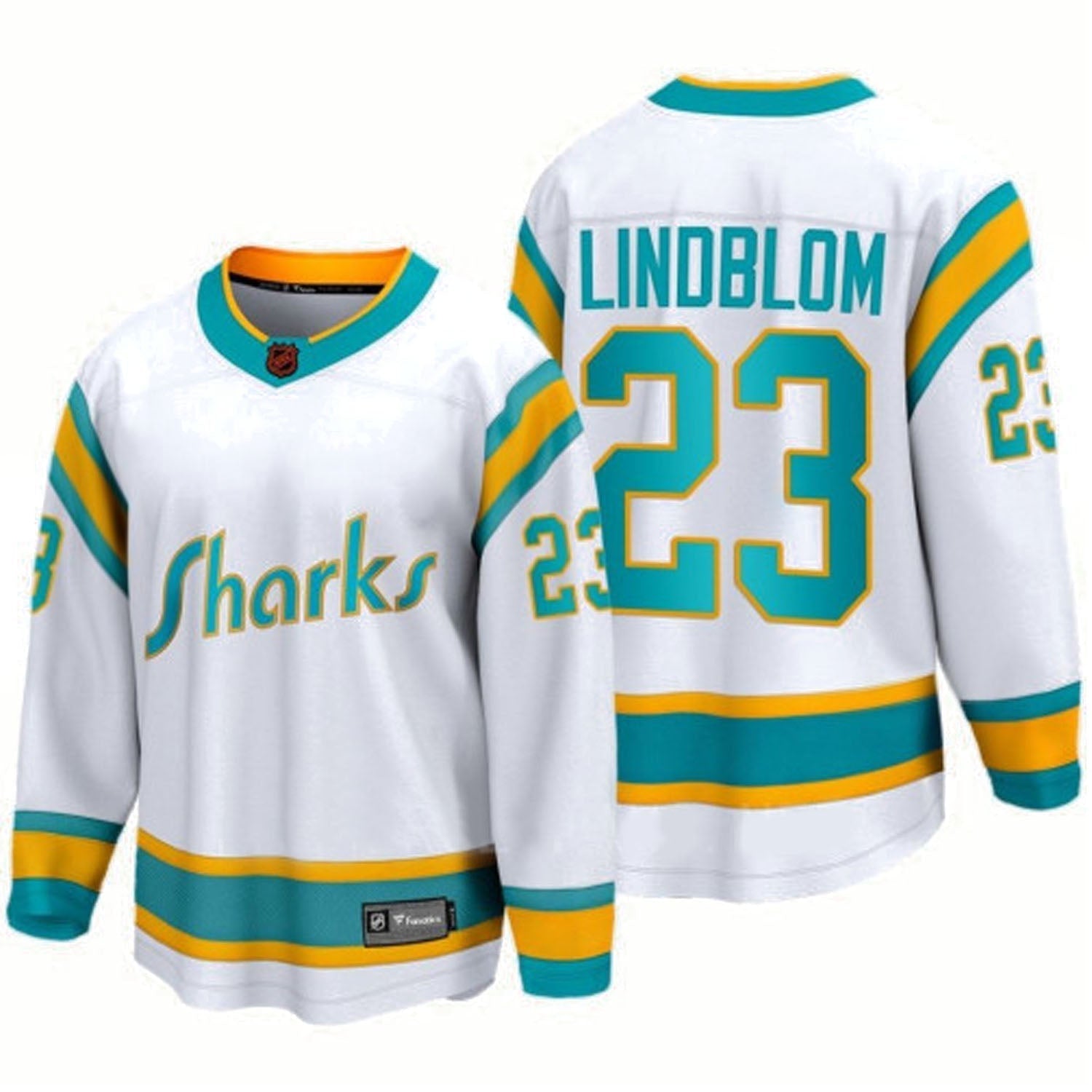 Oskar Lindblom San Jose Sharks 23 Jersey
