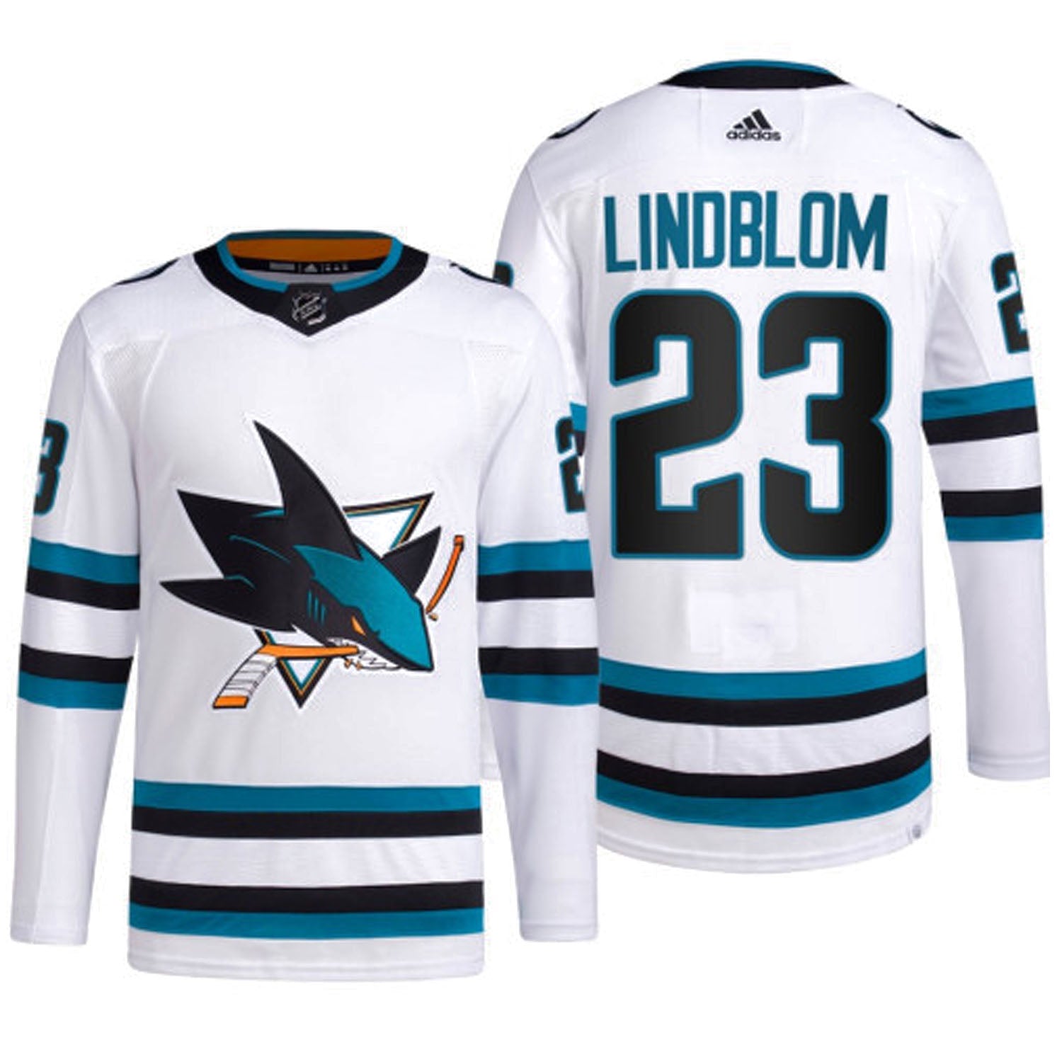 Oskar Lindblom San Jose Sharks 23 Jersey
