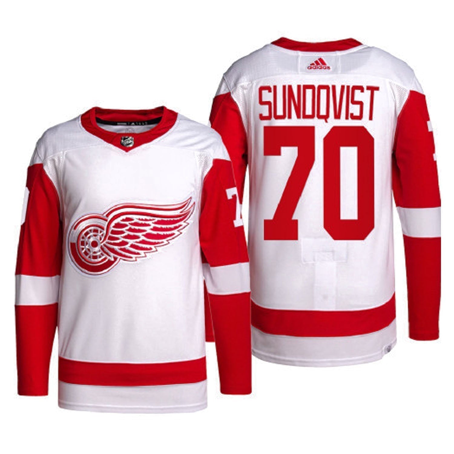 Oskar Sundqvist Detroit Red Wings 70 Jersey