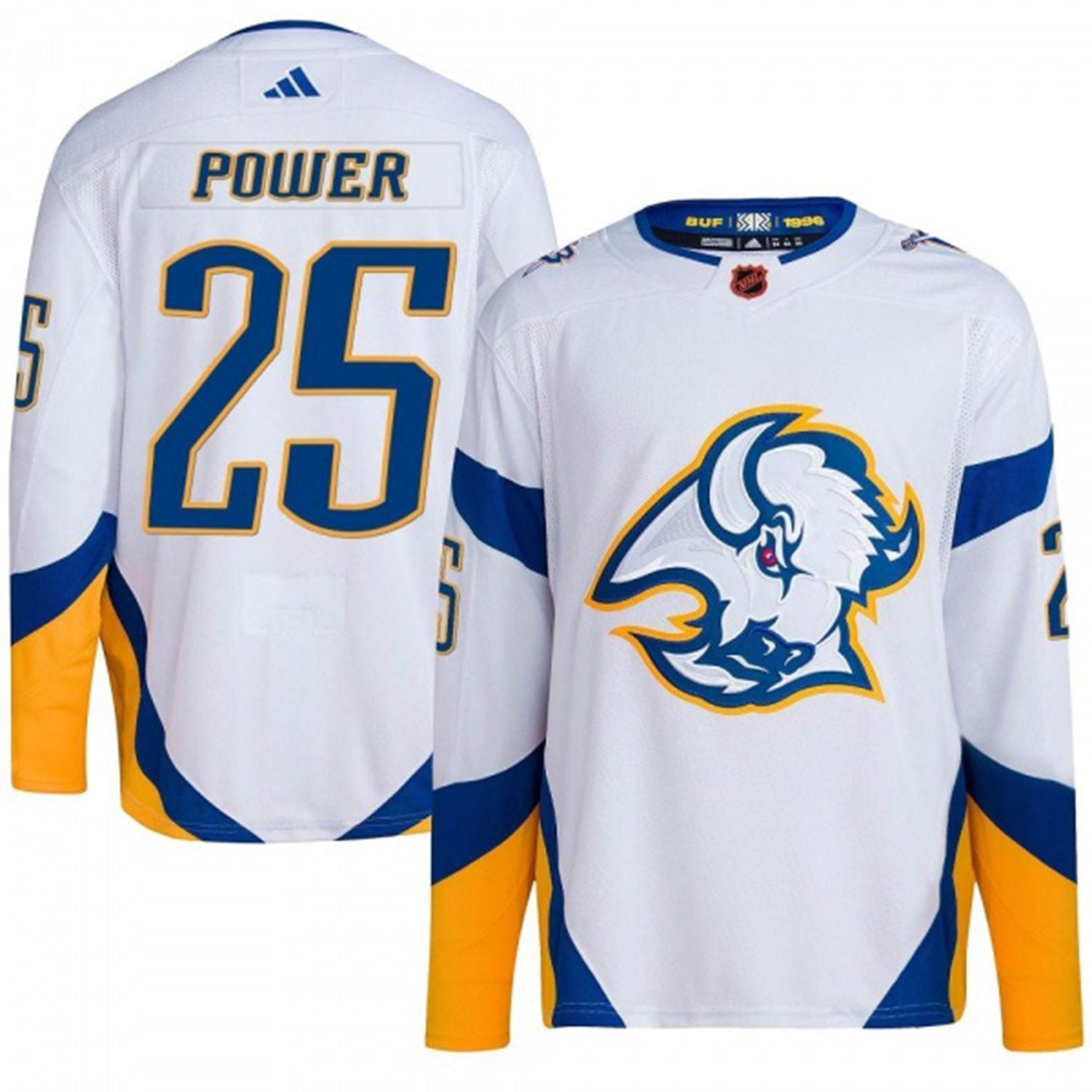 Owen Power Buffalo Sabres 25 Jersey