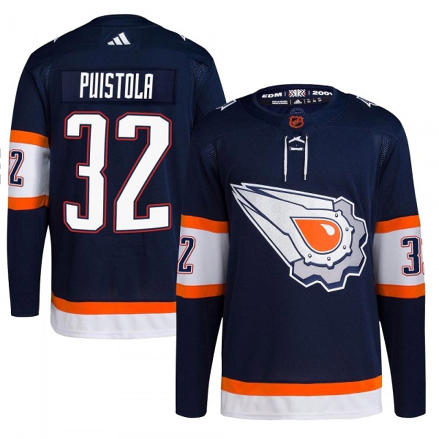Patrik Puistola Edmonton Oilers 32 Jersey