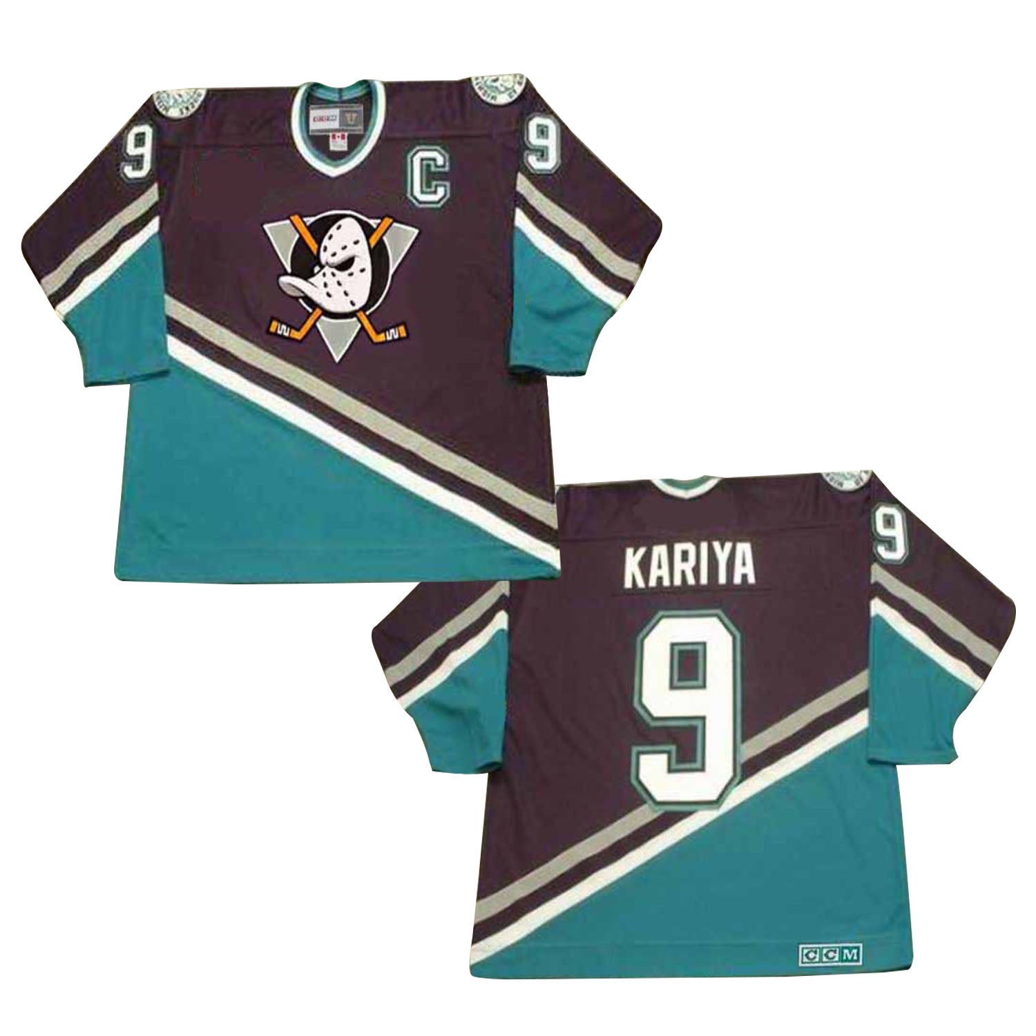 Paul Kariya Anaheim Mighty Ducks 9 Jersey