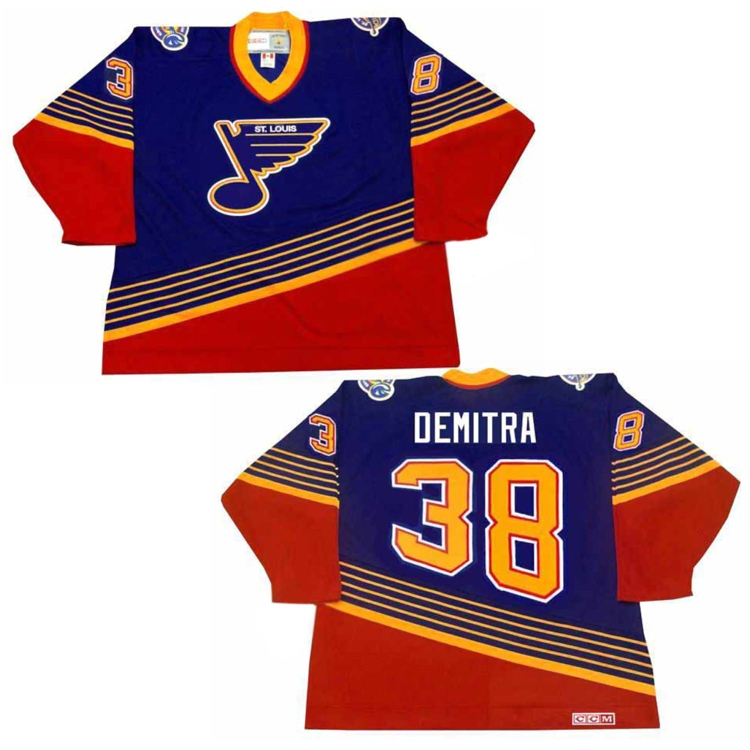 Pavol Demitra St Louis Blues 38 Jersey