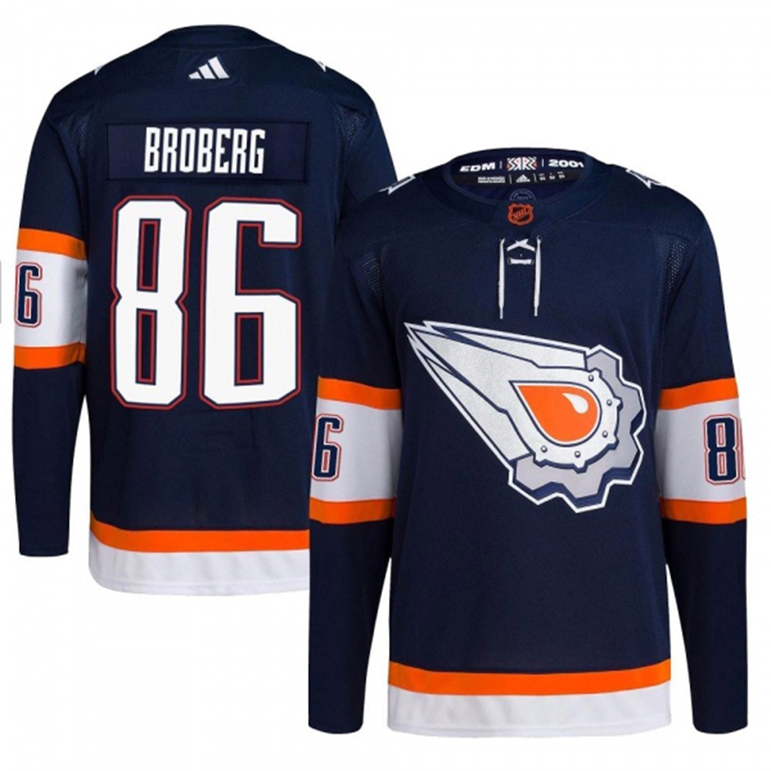 Philip Broberg Edmonton Oilers 86 Jersey
