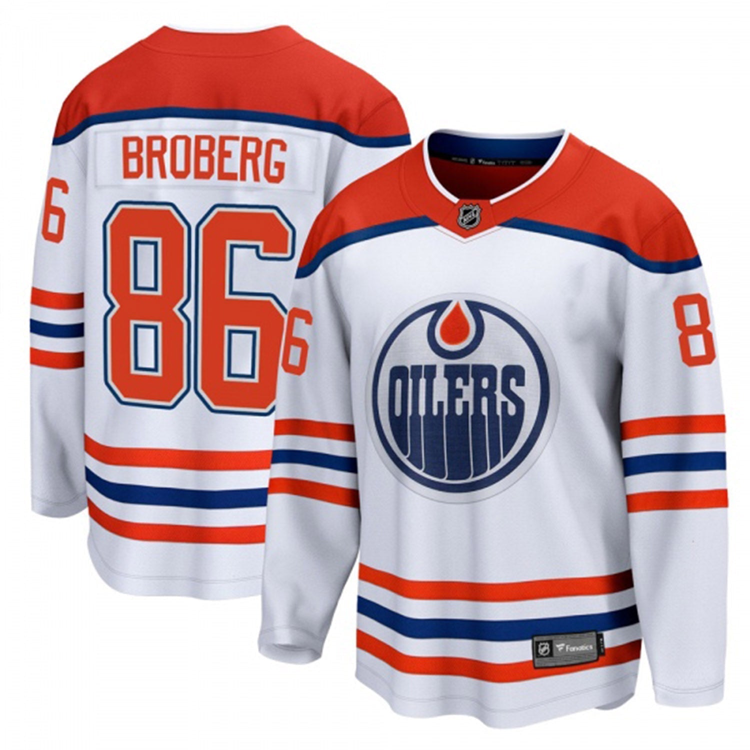 Philip Broberg Edmonton Oilers 86 Jersey
