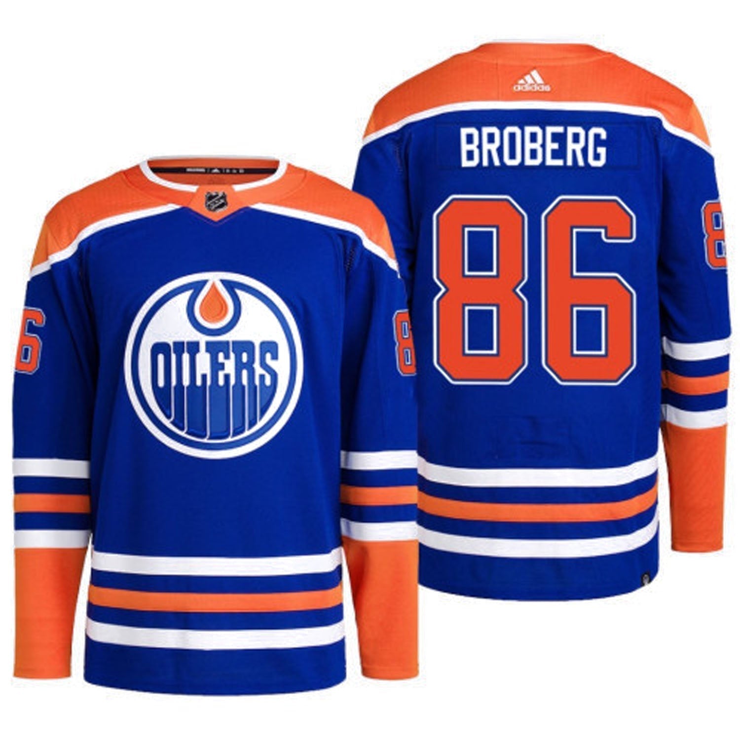 Philip Broberg Edmonton Oilers 86 Jersey