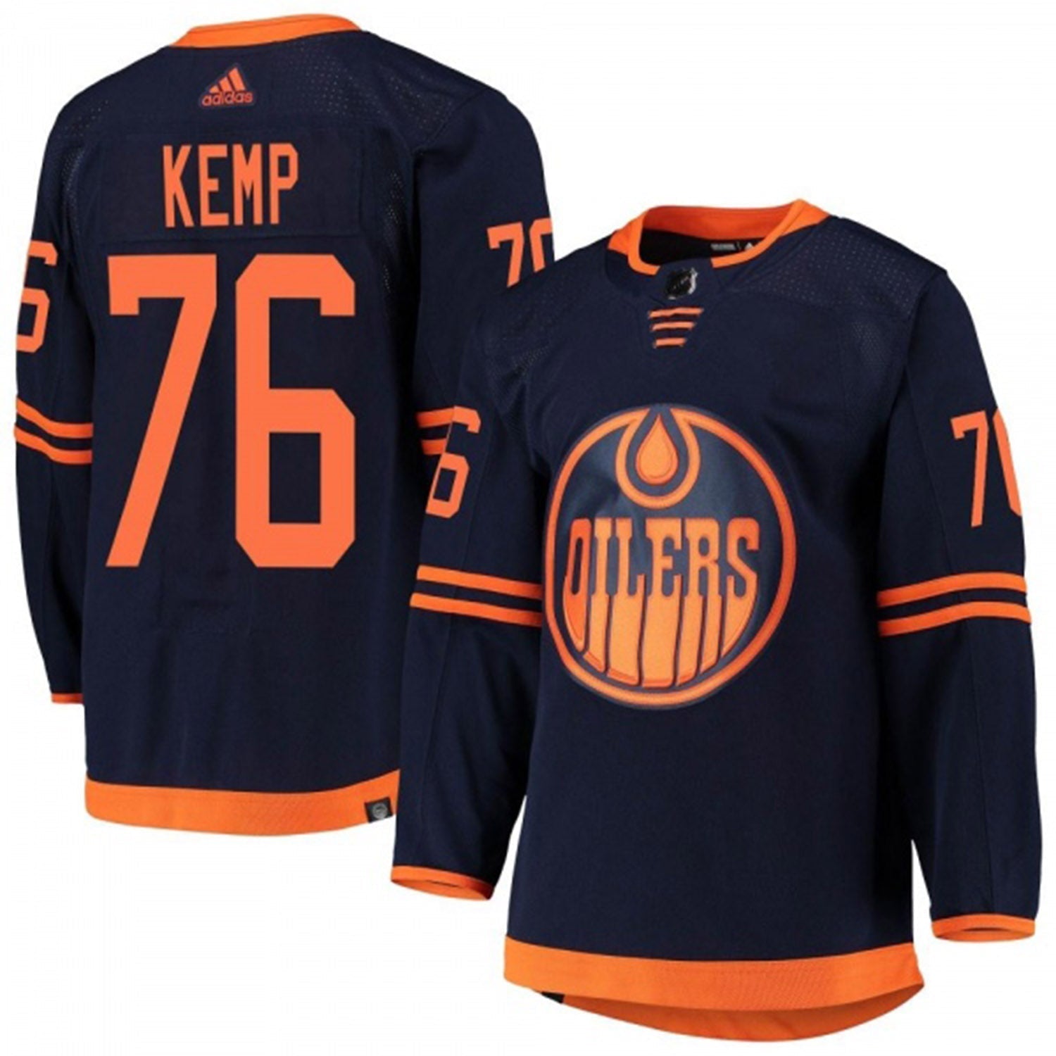 Philip Kemp Edmonton Oilers 76 Jersey