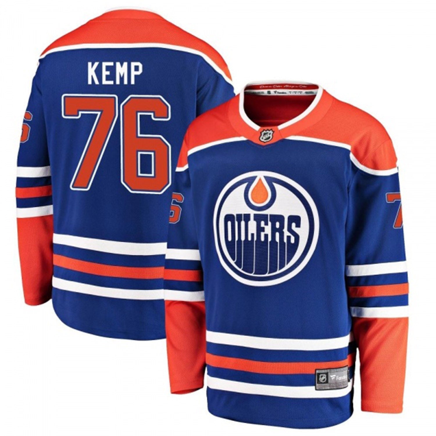 Philip Kemp Edmonton Oilers 76 Jersey