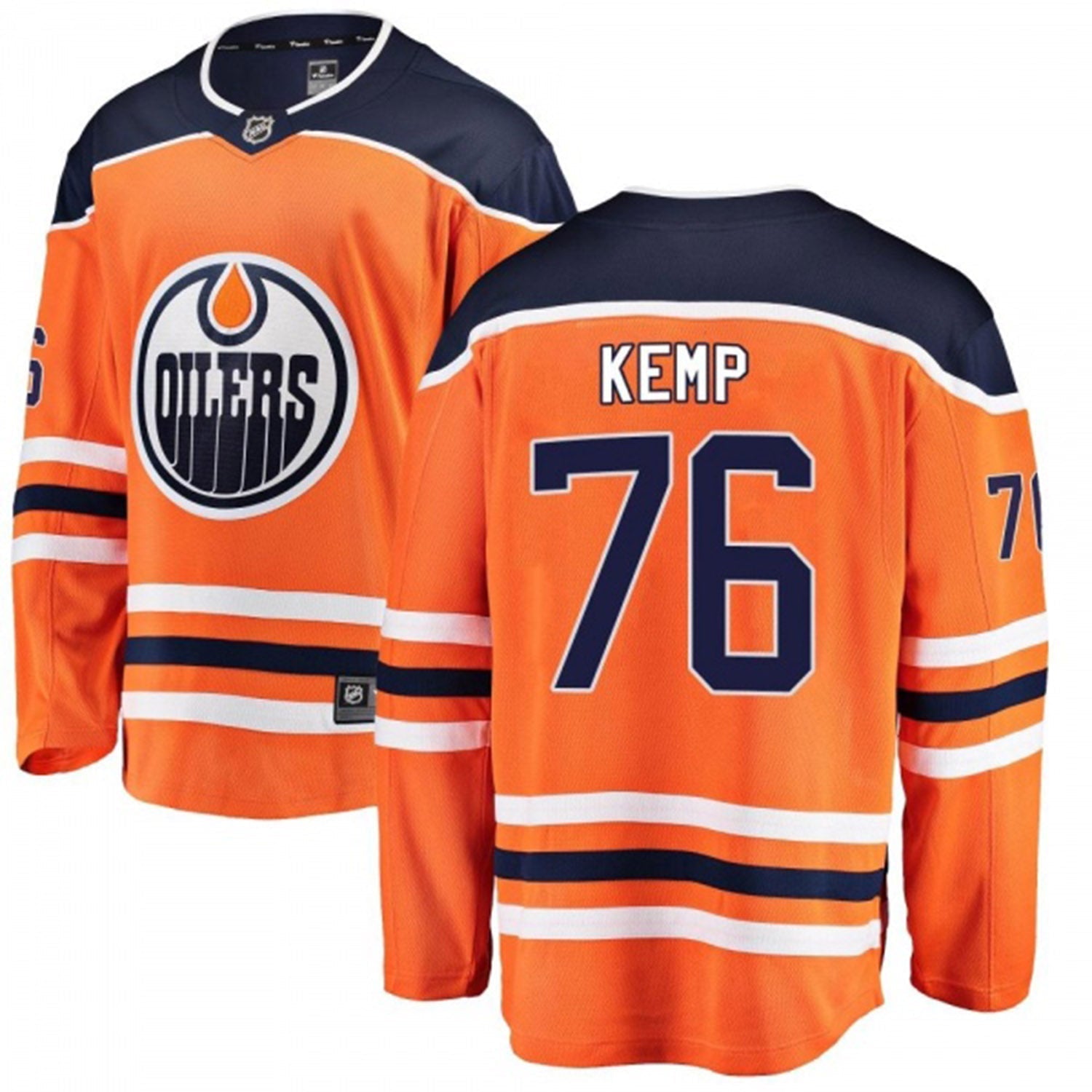 Philip Kemp Edmonton Oilers 76 Jersey