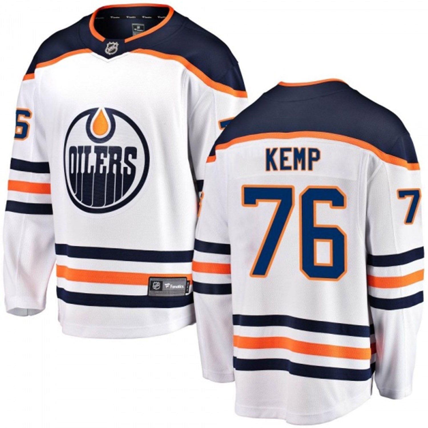 Philip Kemp Edmonton Oilers 76 Jersey