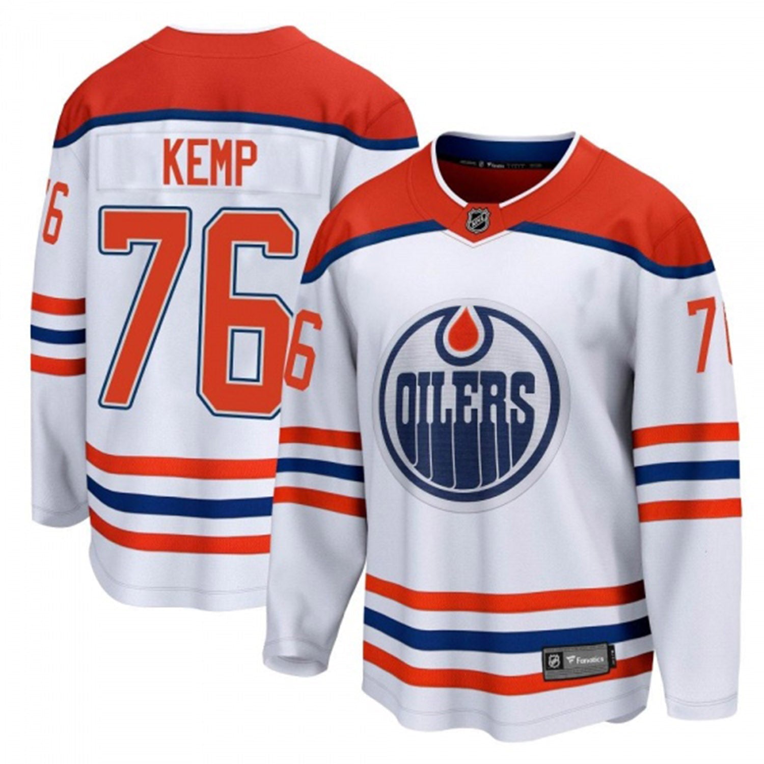 Philip Kemp Edmonton Oilers 76 Jersey
