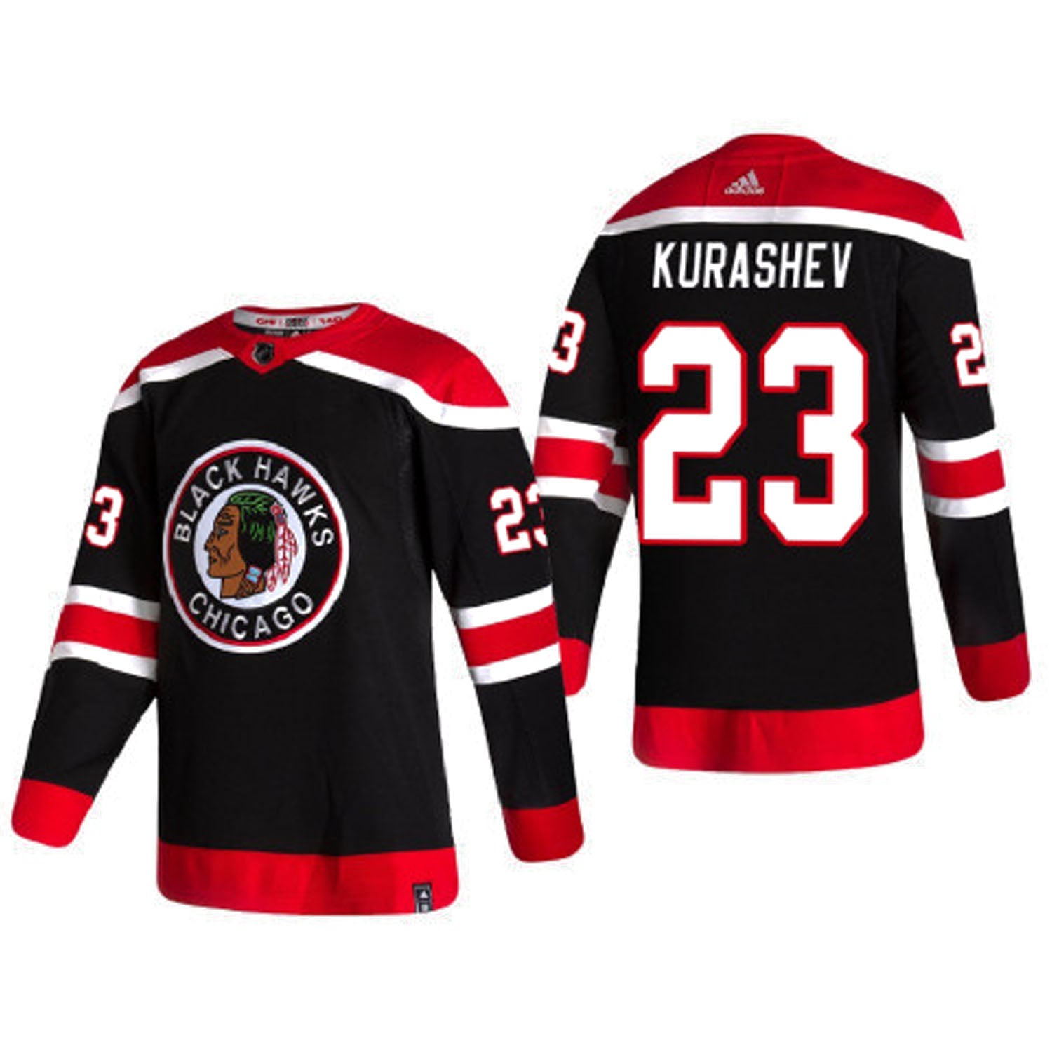 Philipp Kurashev Chicago Blackhawks 23 Jersey