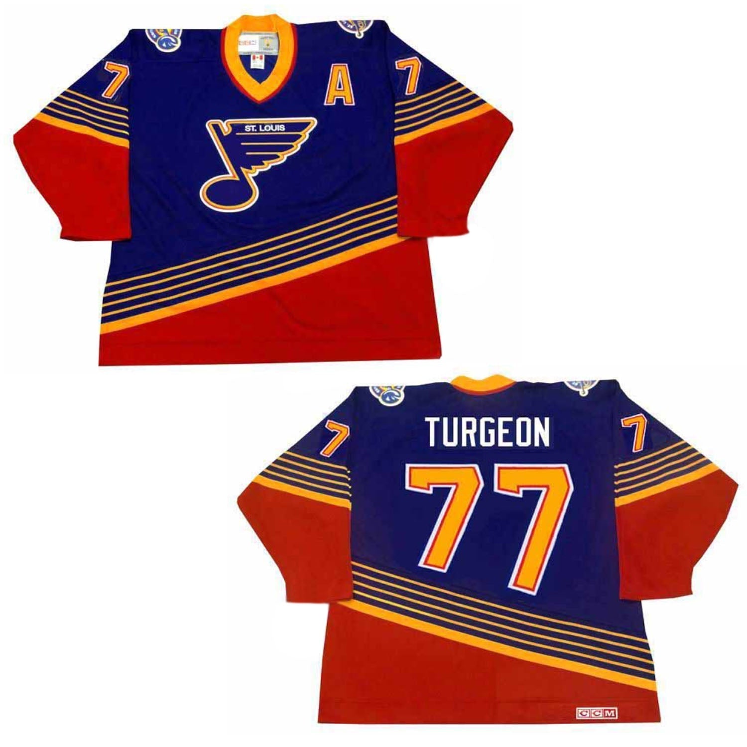 Pierre Turgeon St. Louis Blues 77 Jersey