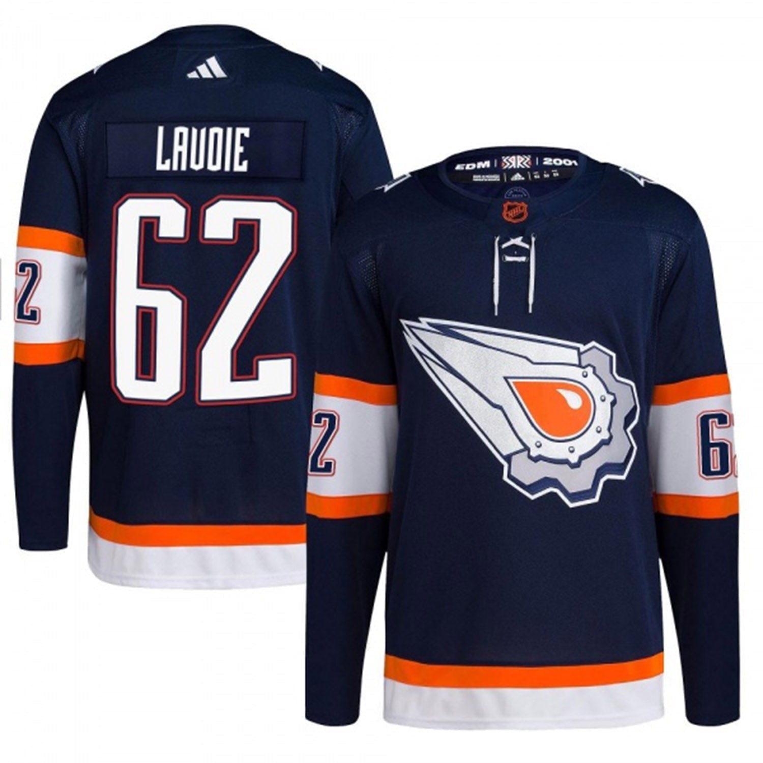 Raphael Lavoie Edmonton Oilers 62 Jersey