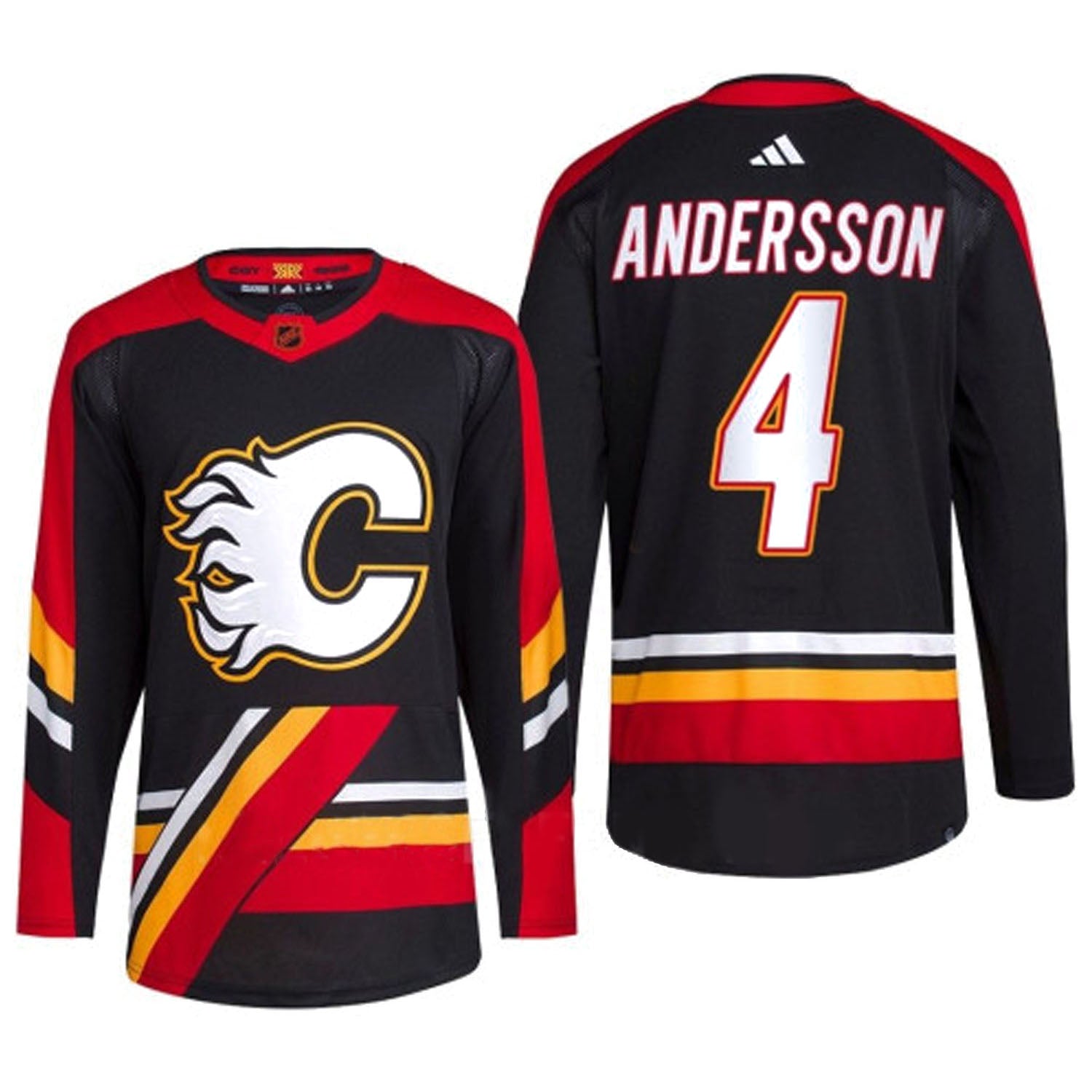 Rasmus Andersson Calgary Flames 4 Jersey