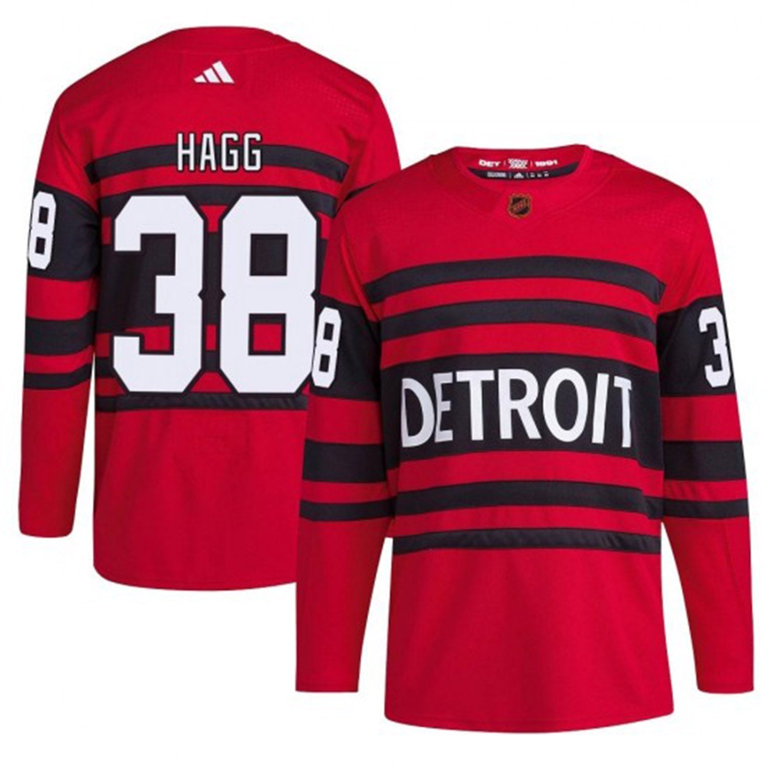 Robert Hagg Detroit Red Wings 38 Jersey