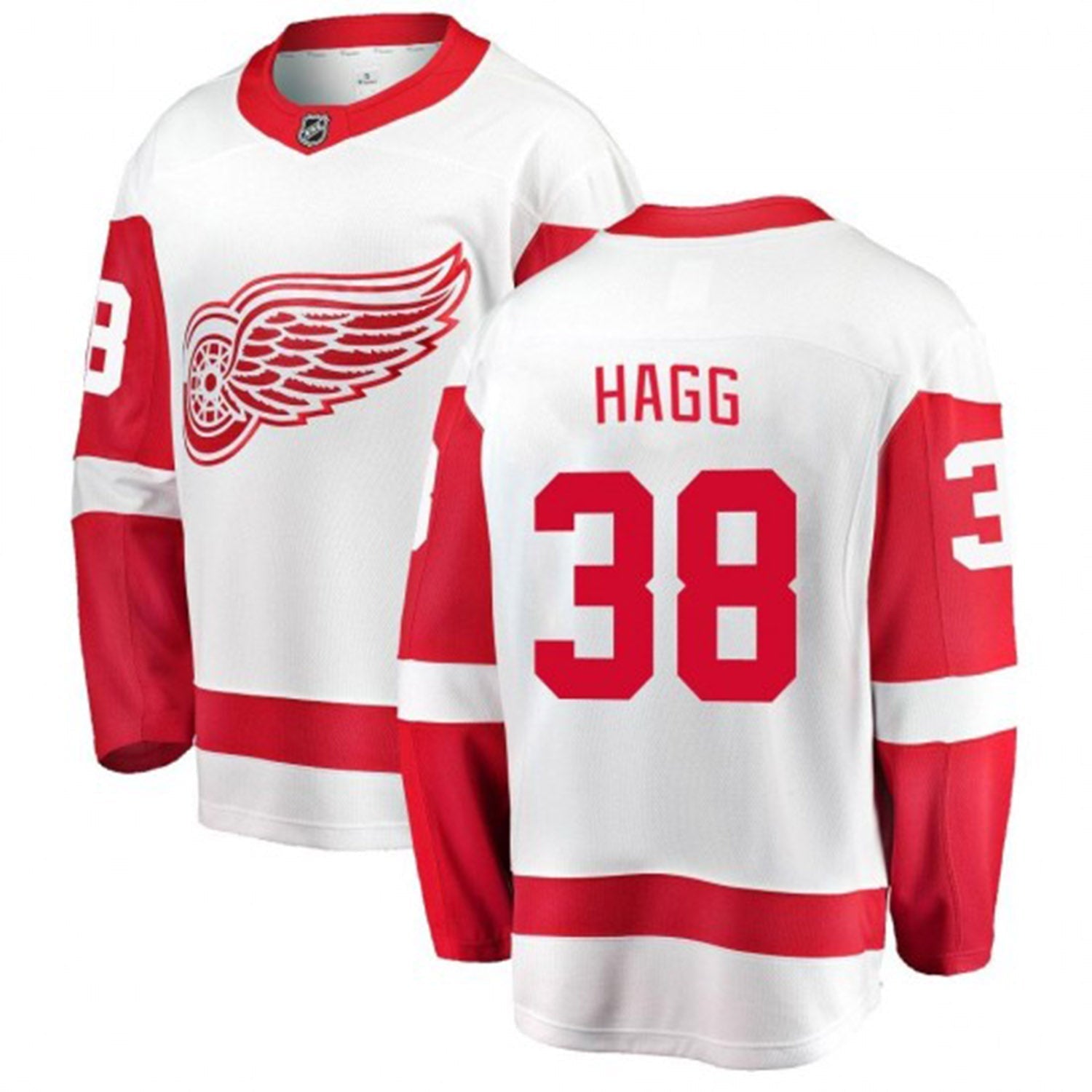 Robert Hagg Detroit Red Wings 38 Jersey
