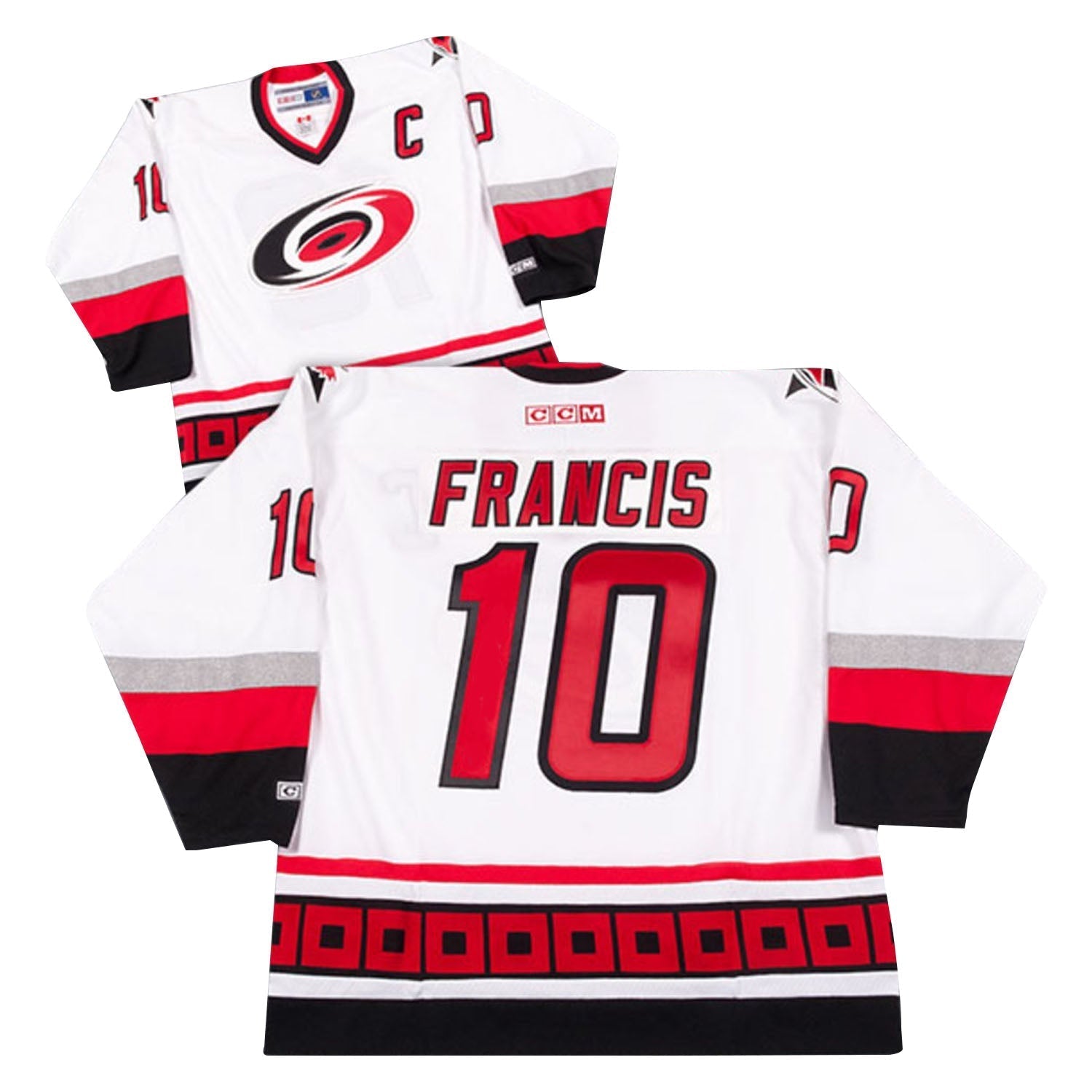 Ron Francis Carolina Hurricanes 10 Jersey