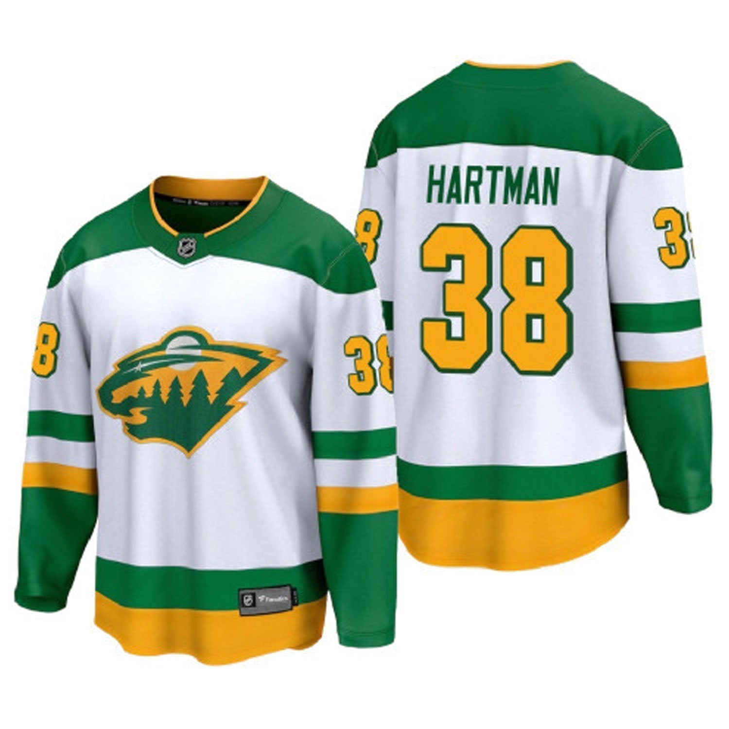 Ryan Hartman Minnesota Wild 38 Jersey