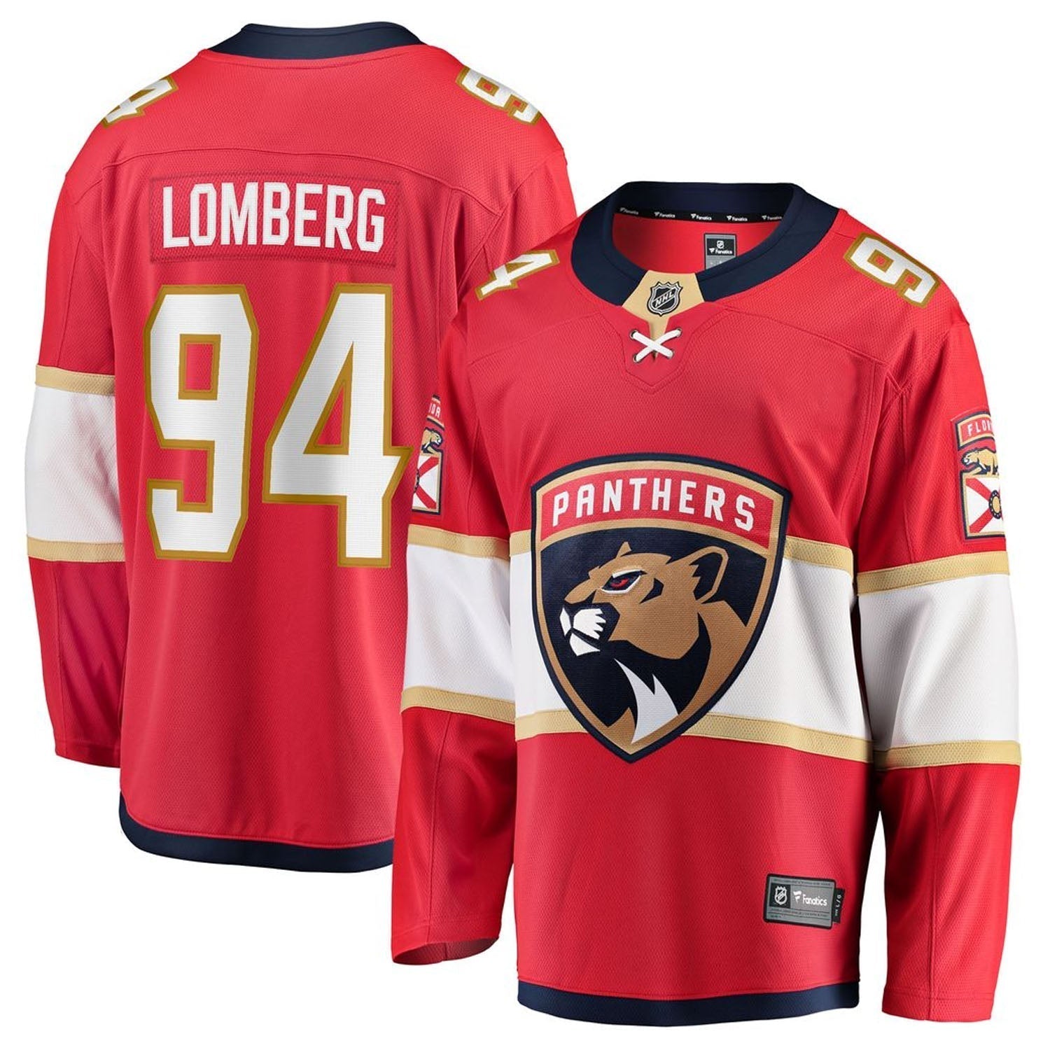 Ryan Lomberg Florida Panthers 94 Jersey