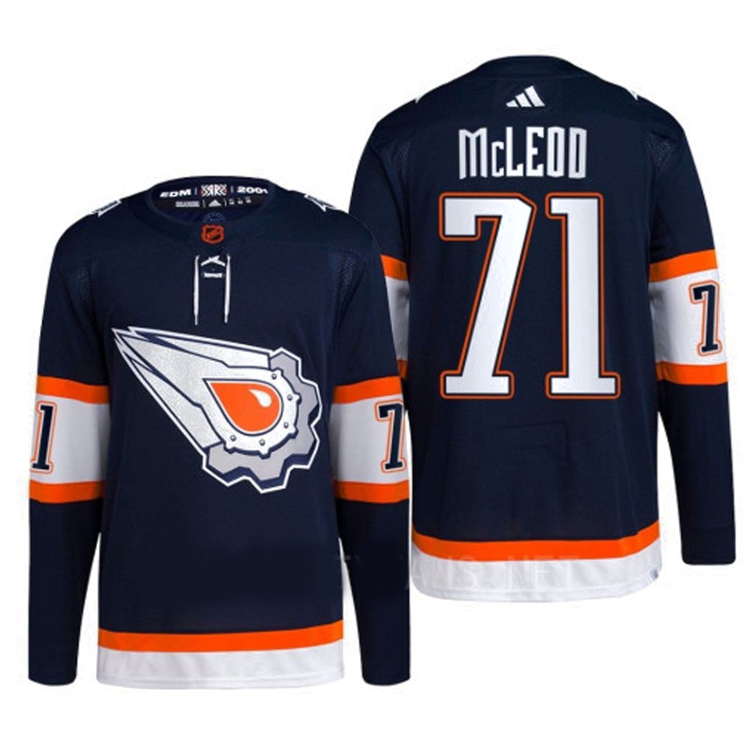 Ryan McLeod Edmonton Oilers 71 Jersey