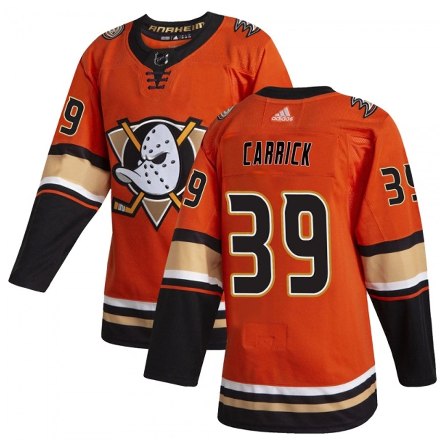 Sam Carrick Anaheim Ducks 39 Jersey