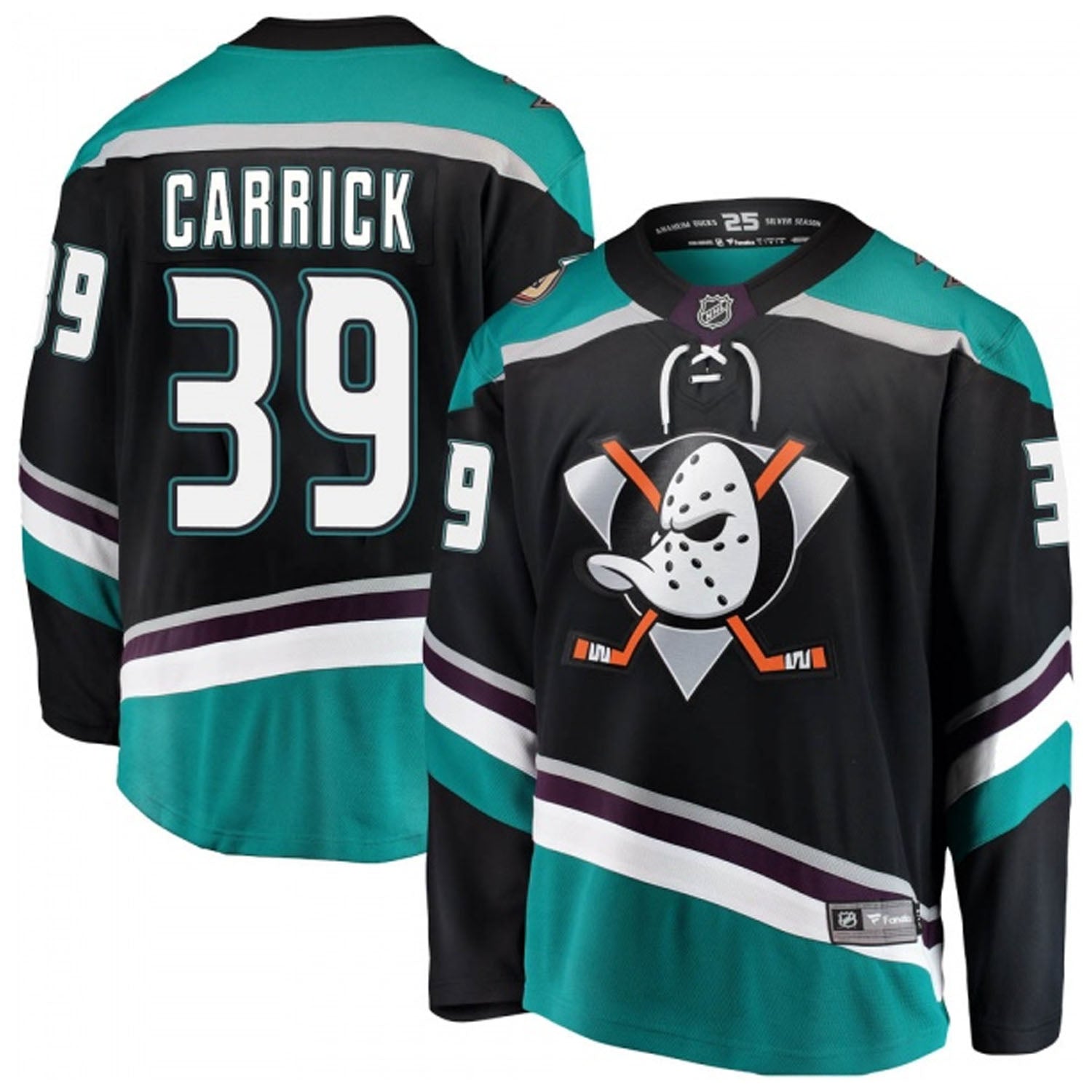 Sam Carrick Anaheim Ducks 39 Jersey