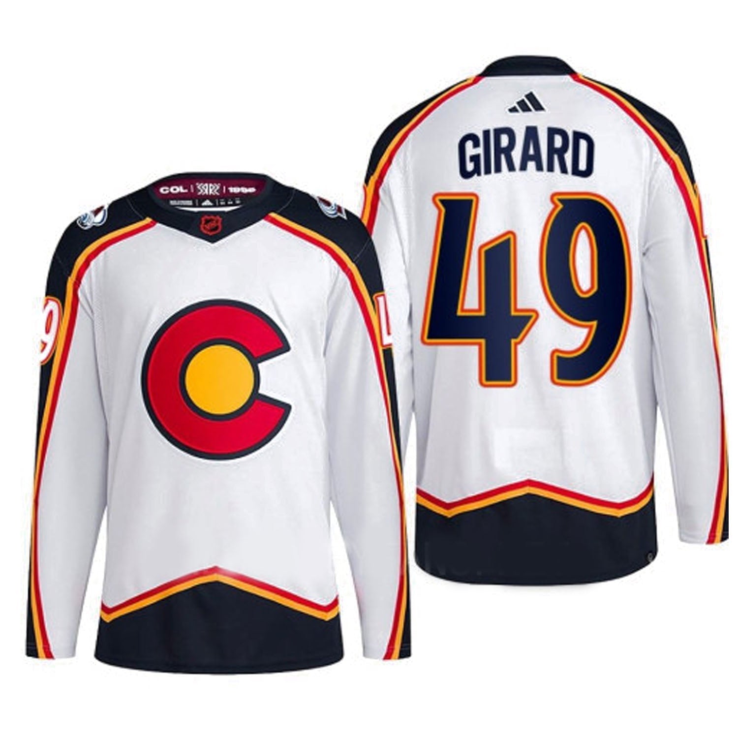 Sam Girard Colorado Avalanche 49 Jersey