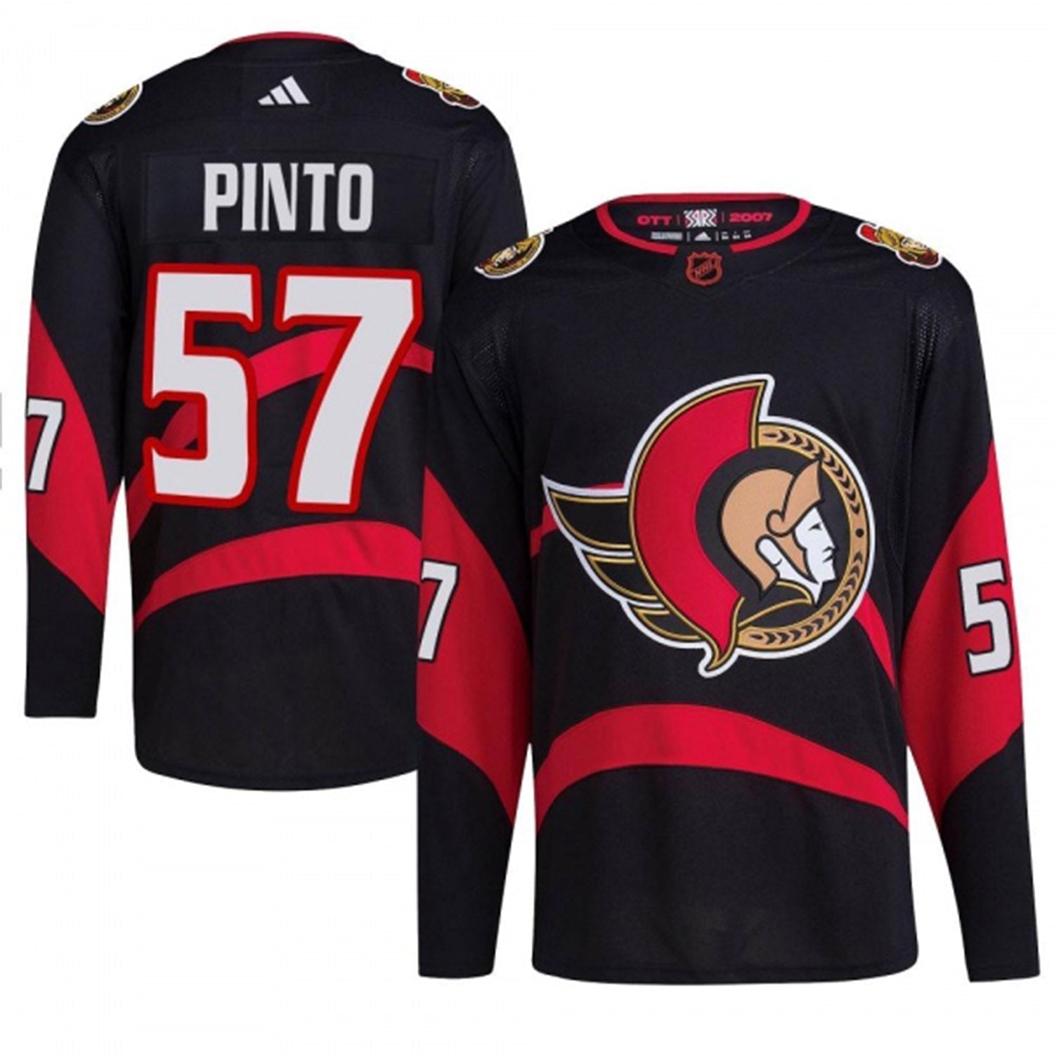 Shane Pinto Ottawa Senators 57 Jersey