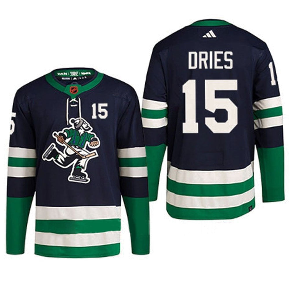 Sheldon Dries Vancouver Canucks 15 Jersey