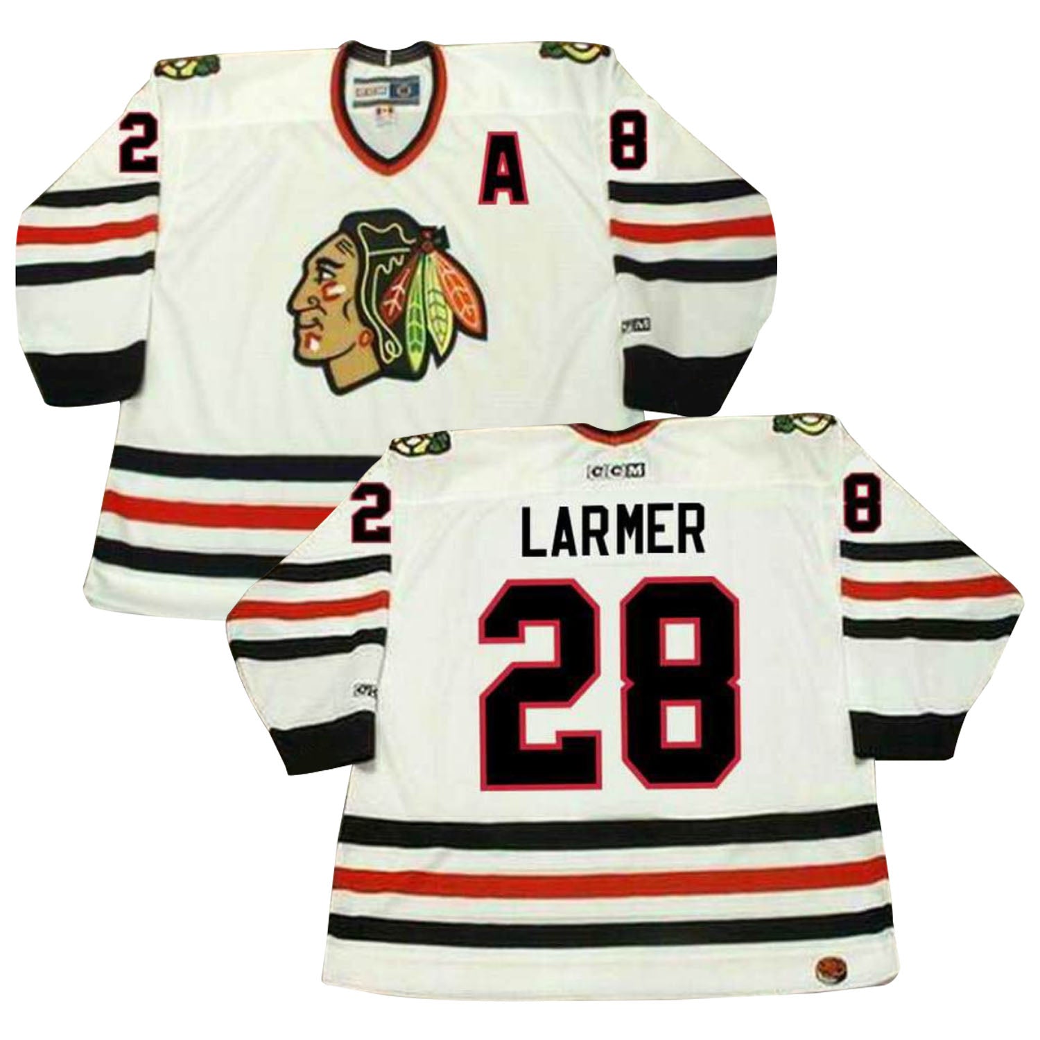 Steve Larmer Chicago Blackhawks 28 Jersey