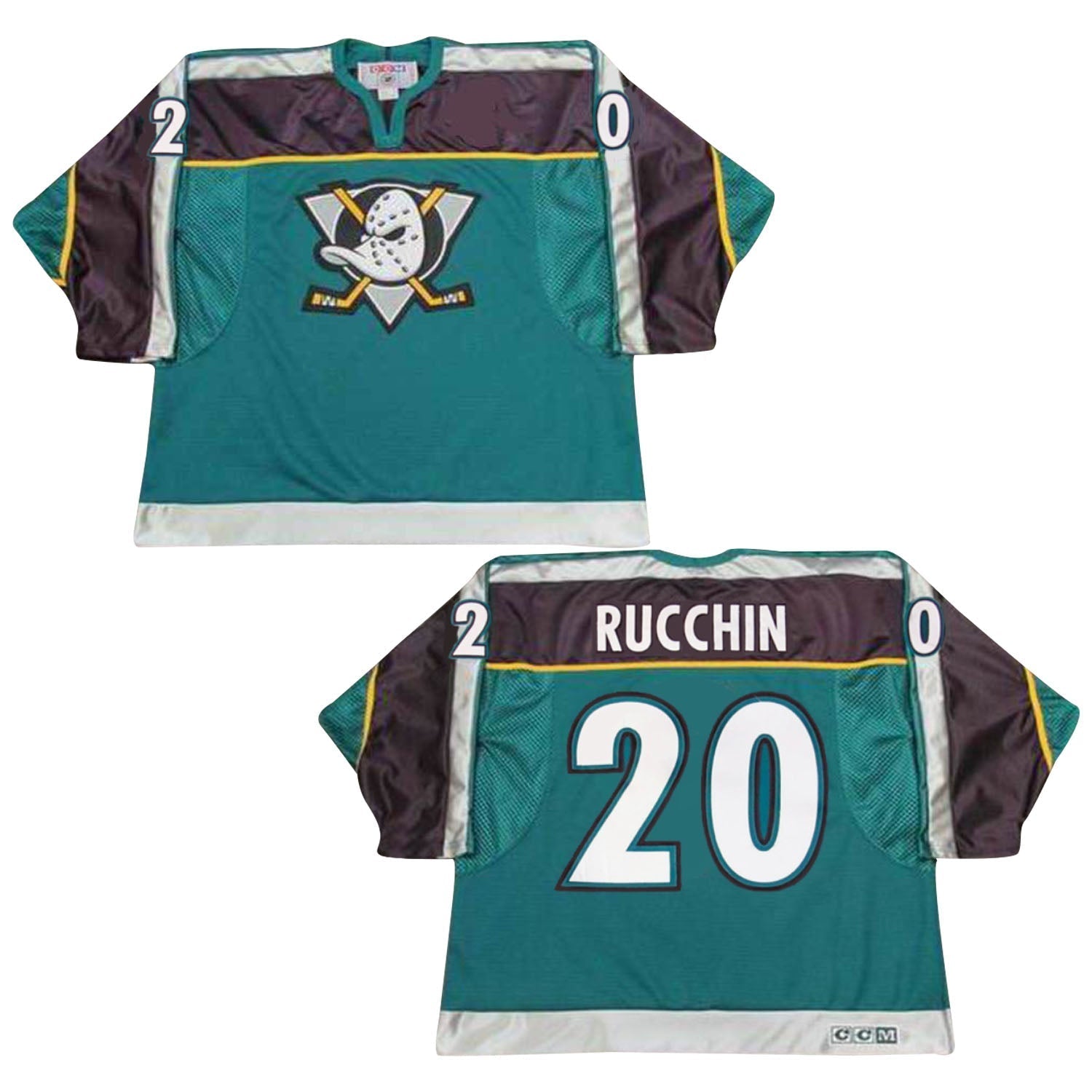 Steve Rucchin Anaheim Mighty Ducks 20 Jersey