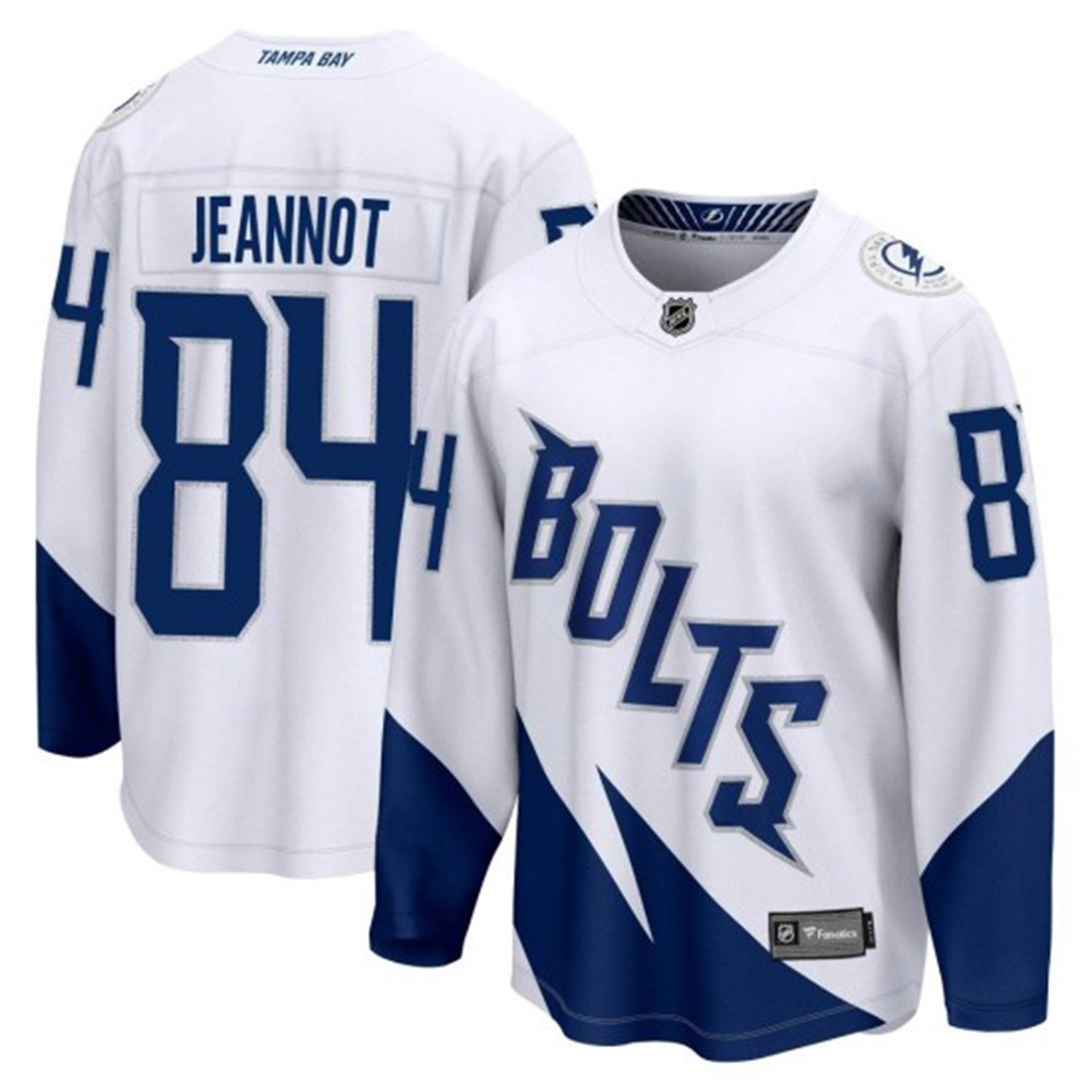 Tanner Jeannot Tampa Bay Lightning 84 Jersey