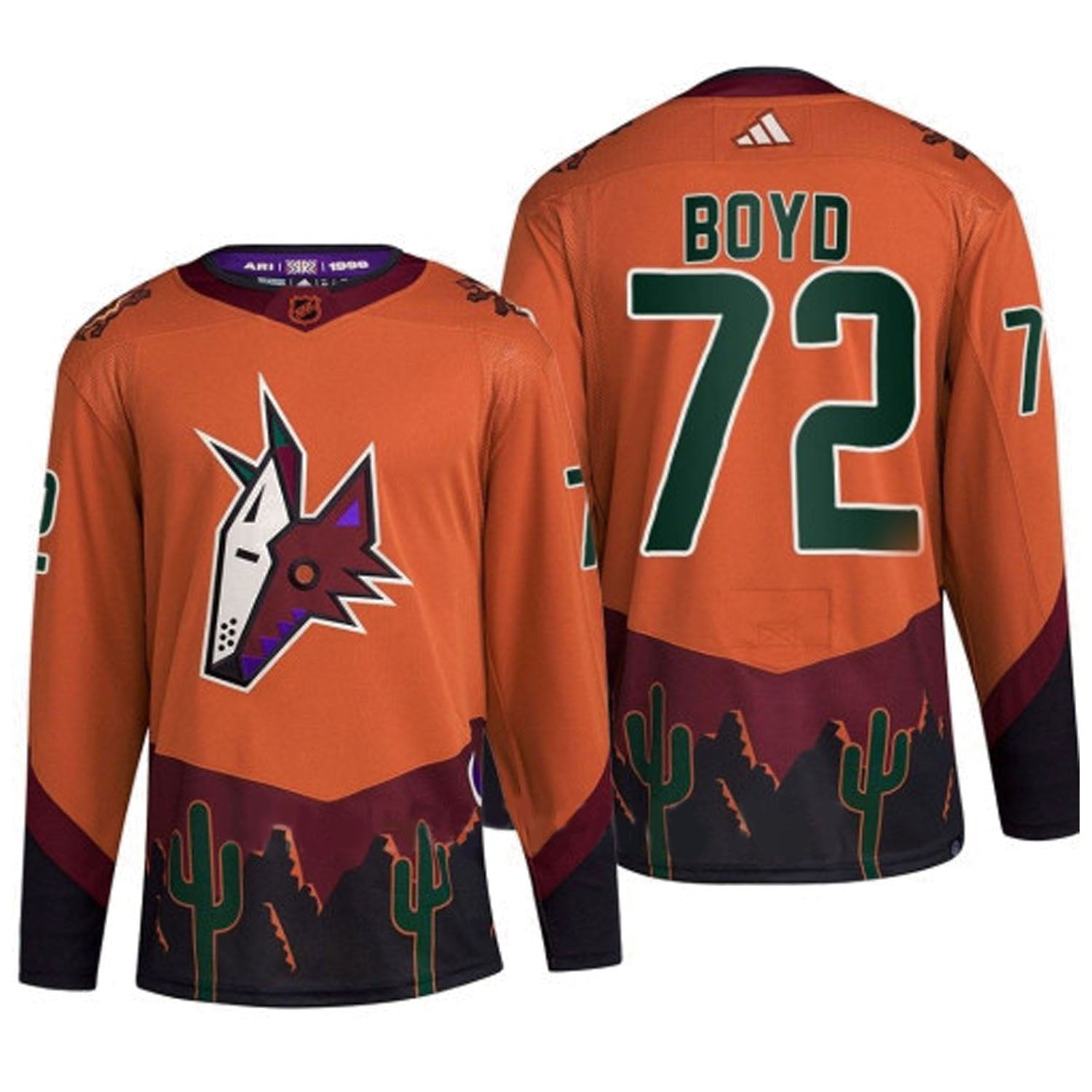 Travis Boyd Arizona Coyotes 72 Jersey