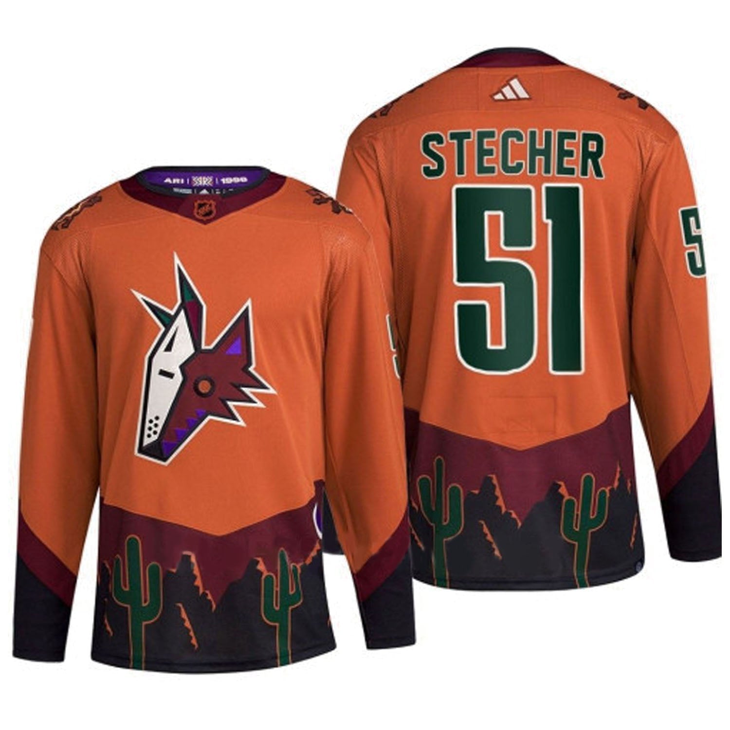 Troy Stecher Arizona Coyotes 51 Jersey