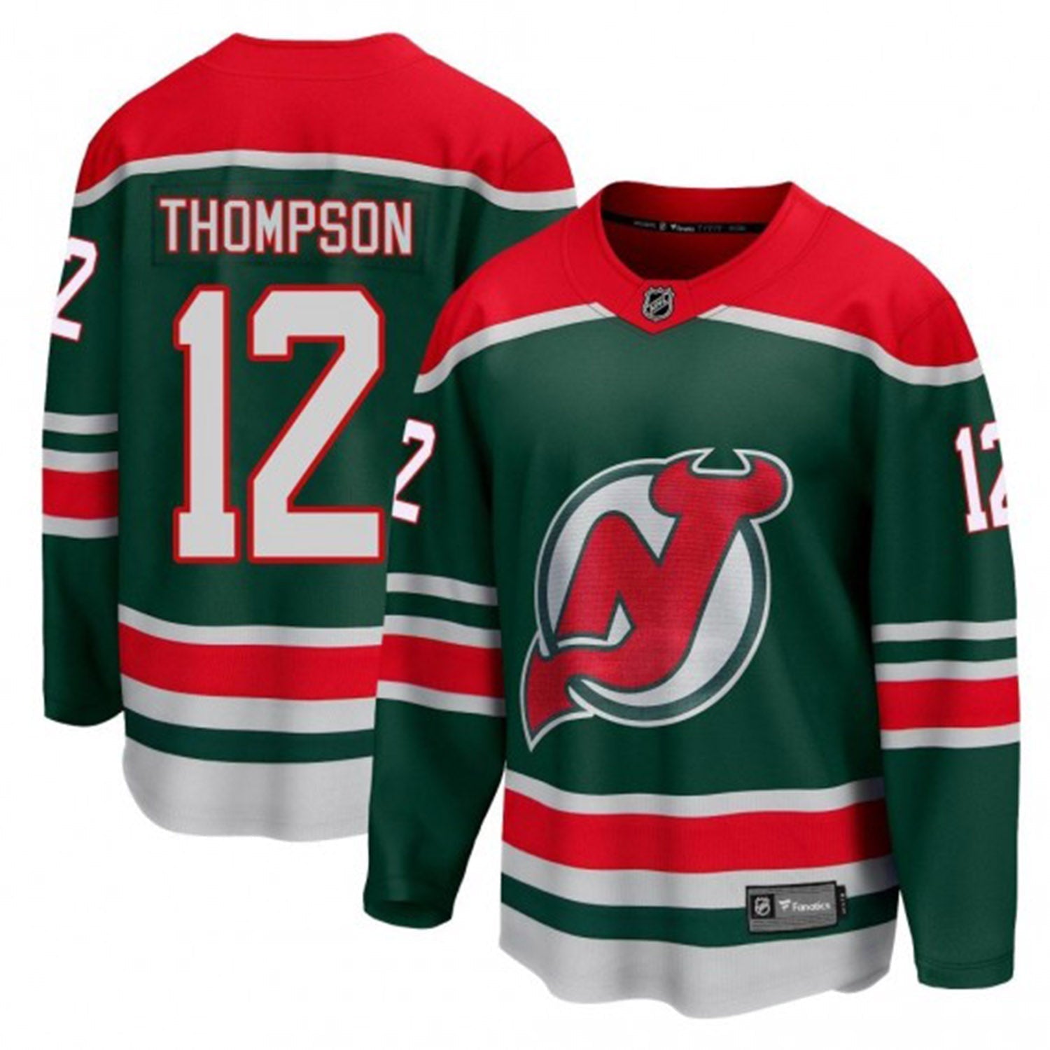 Tyce Thompson New Jersey Devils 12 Jersey