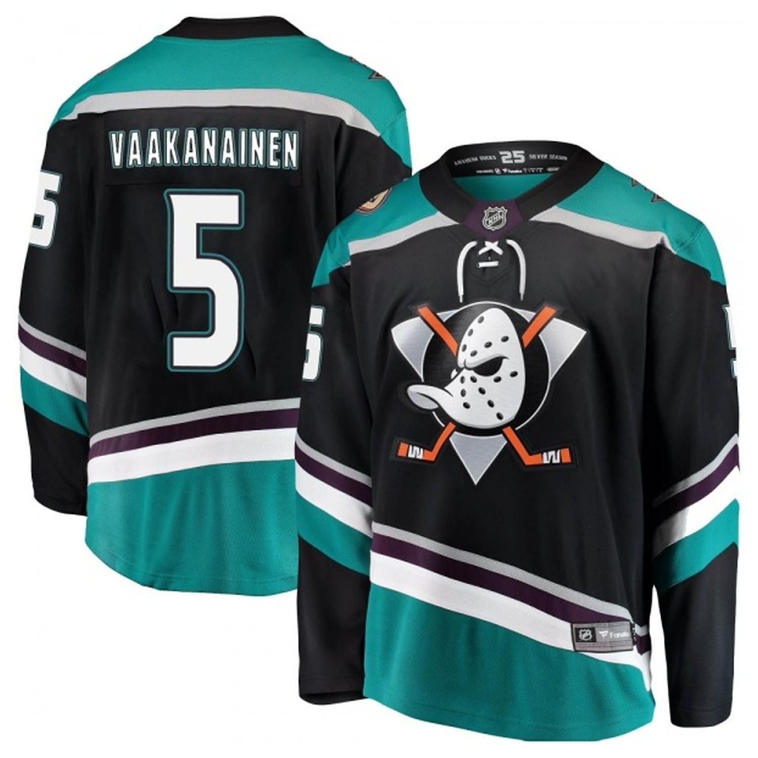 Urho Vaakanainen Anaheim Ducks 5 Jersey