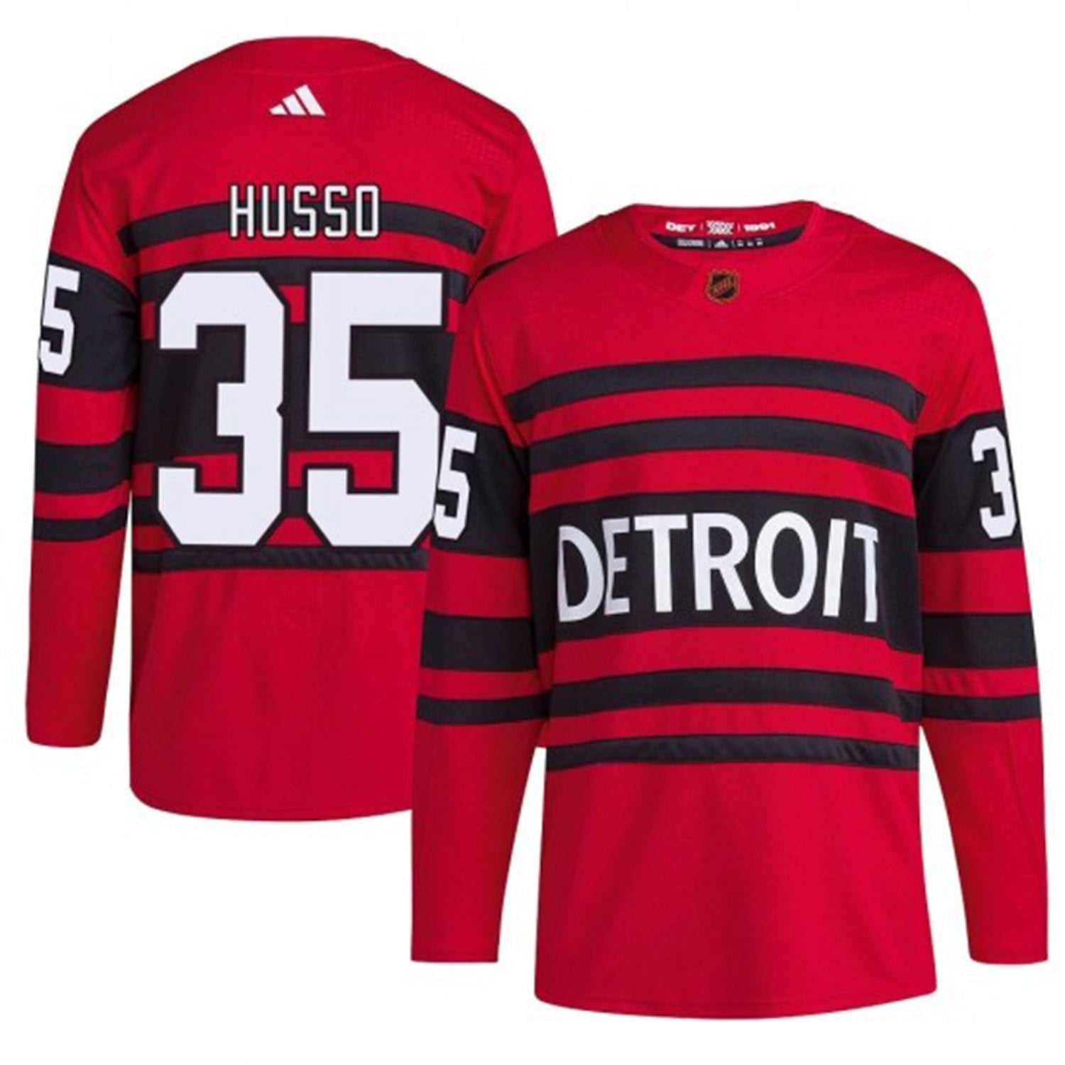 Ville Husso Detroit Red Wings 35 Jersey