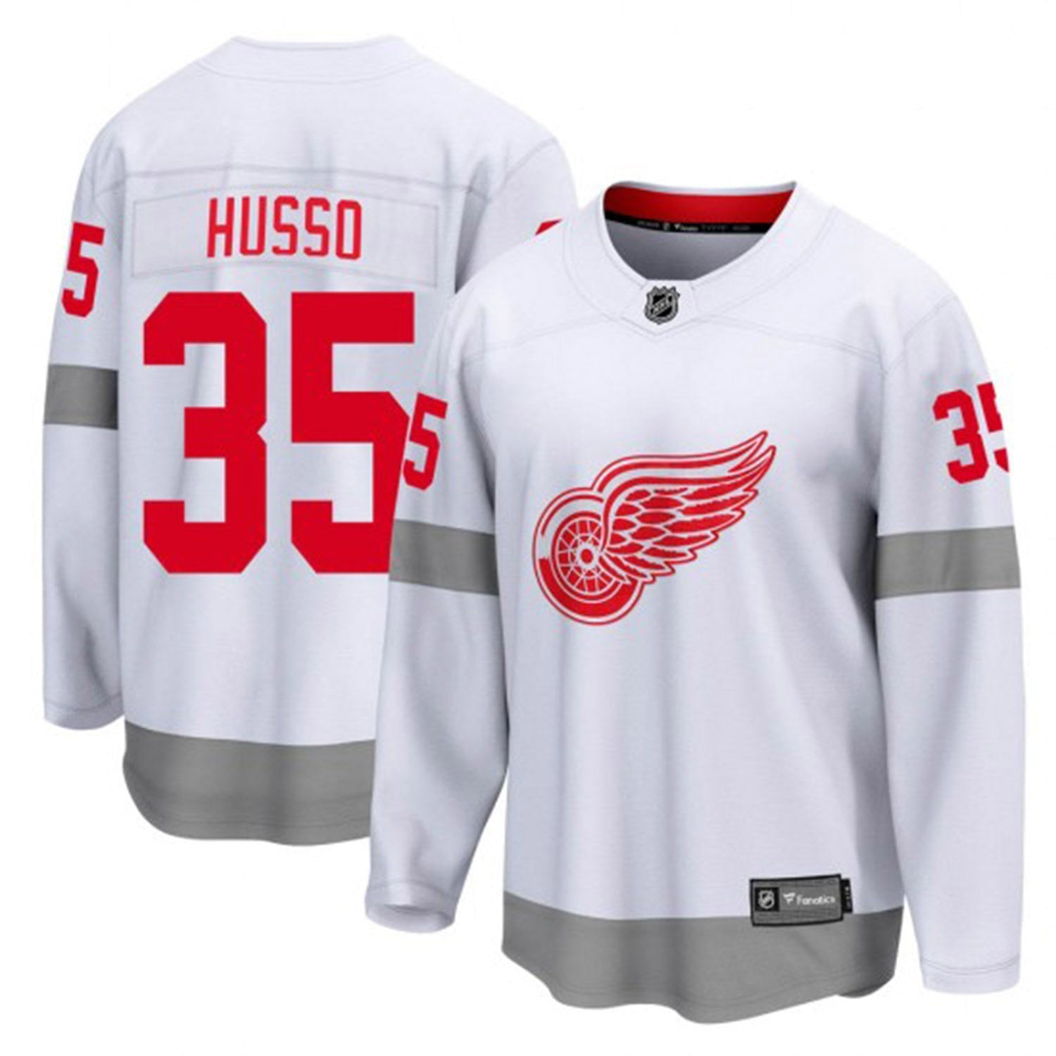Ville Husso Detroit Red Wings 35 Jersey