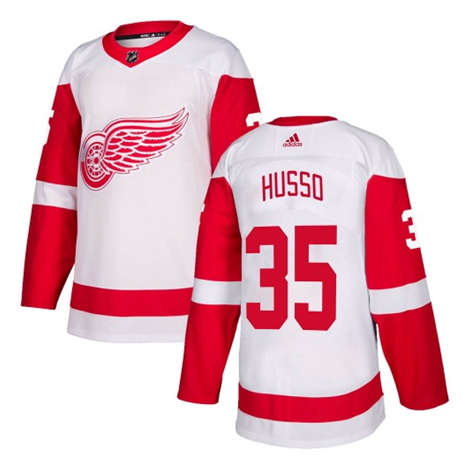 Ville Husso Detroit Red Wings 35 Jersey