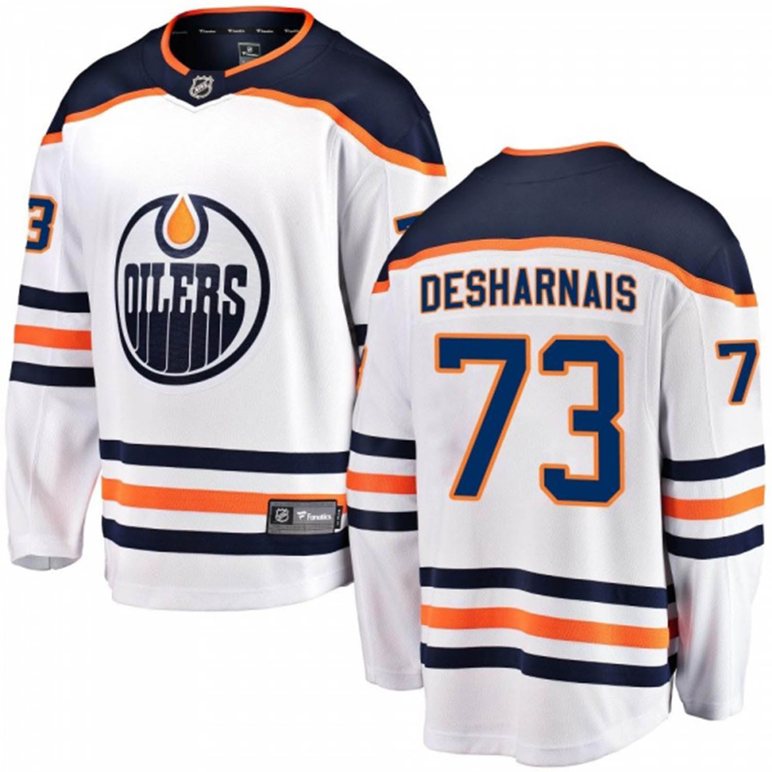 Vincent Desharnais Edmonton Oilers 73 Jersey