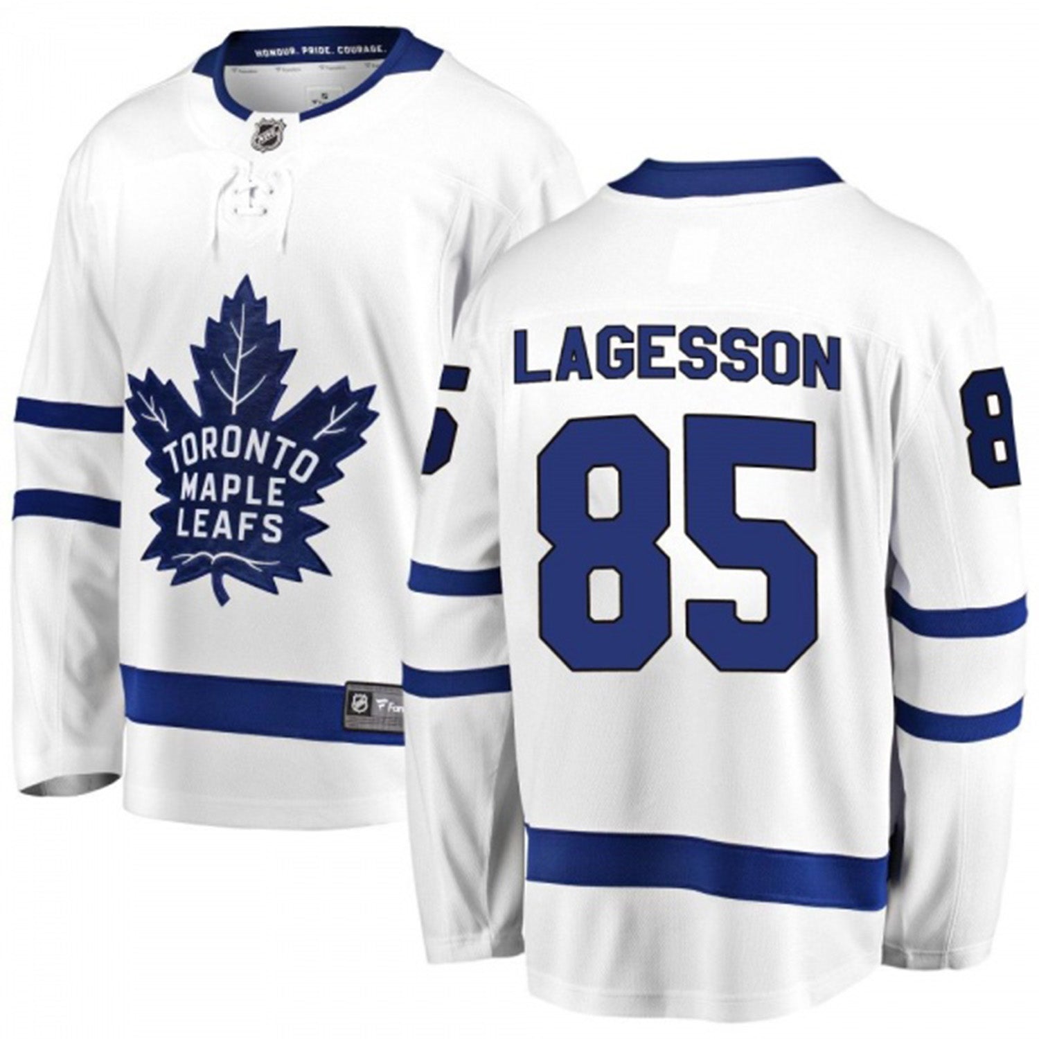 William Lagesson Toronto Maple Leafs 85 Jersey